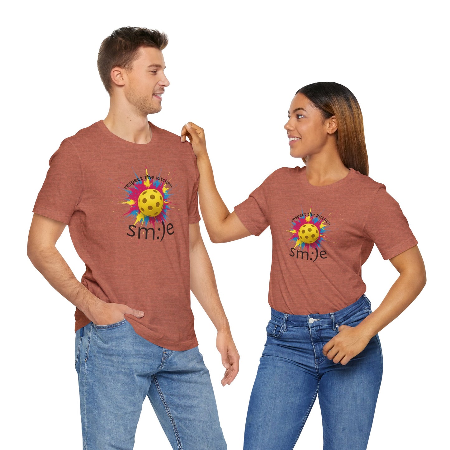 Respect the Kitchen - Pickleball Streetwear Tee | Unisex Court Statement | sm:)e