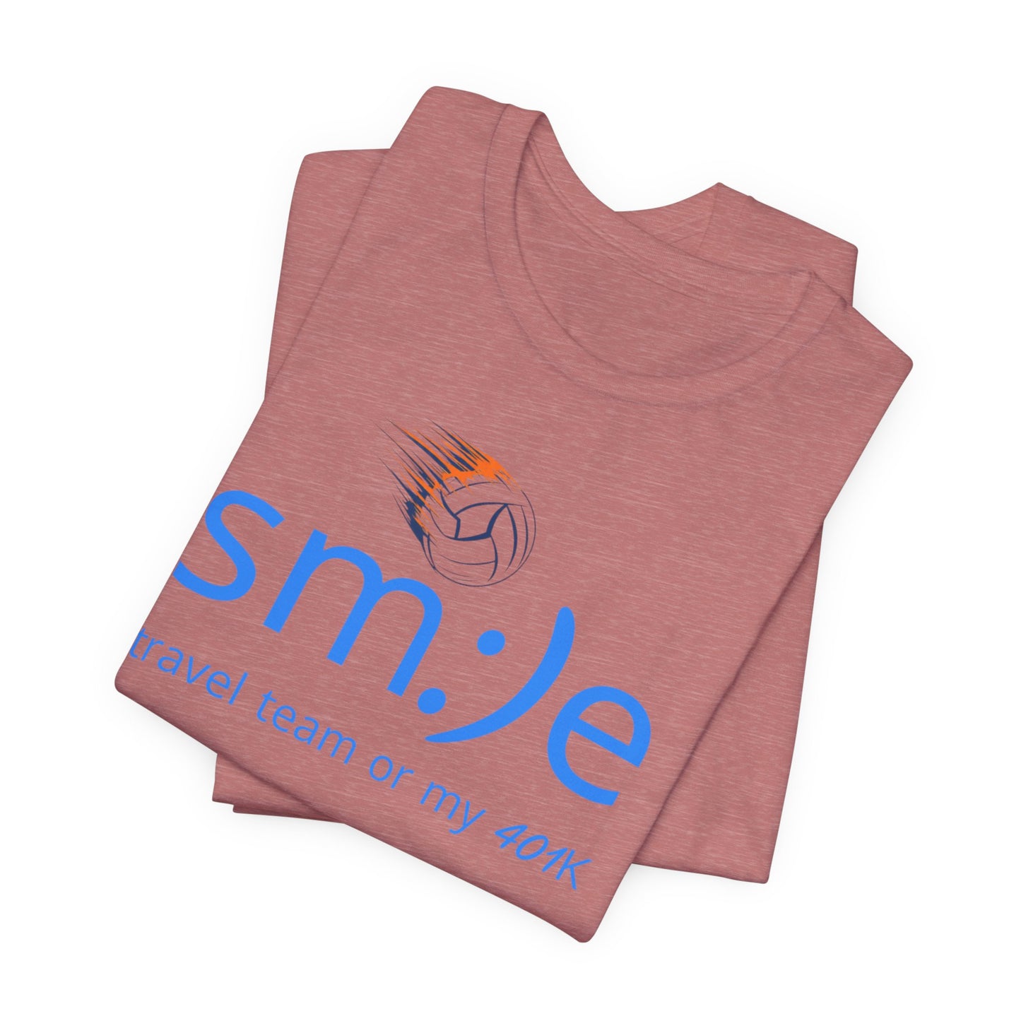 Smile Travel Team - My 401k is Volleyball | Parent Life Streetwear | Volleyball Mom Dad Tee