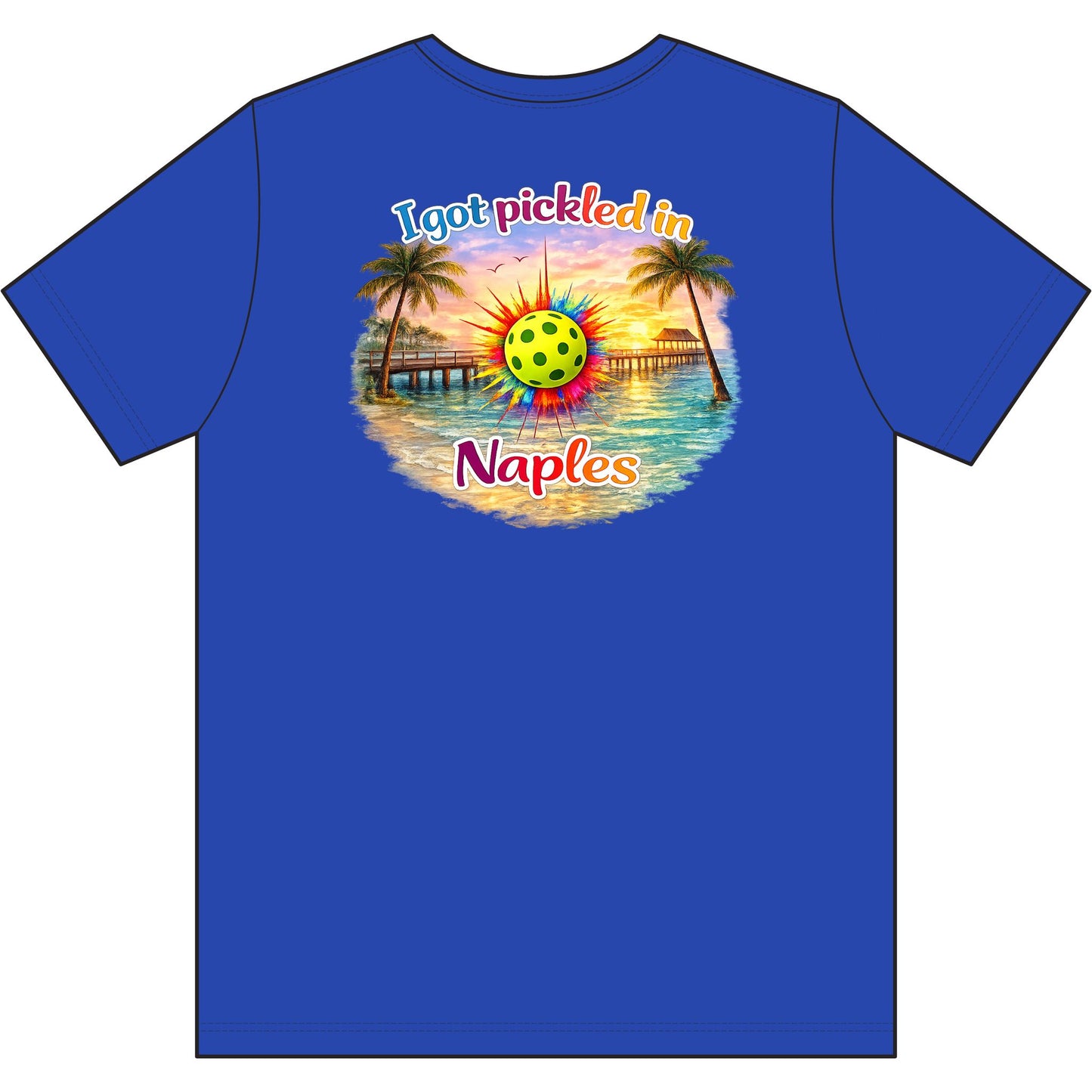 I Got Pickled in Naples™ — Men's Moisture-Wicking Pickleball Shirt | sm:)e