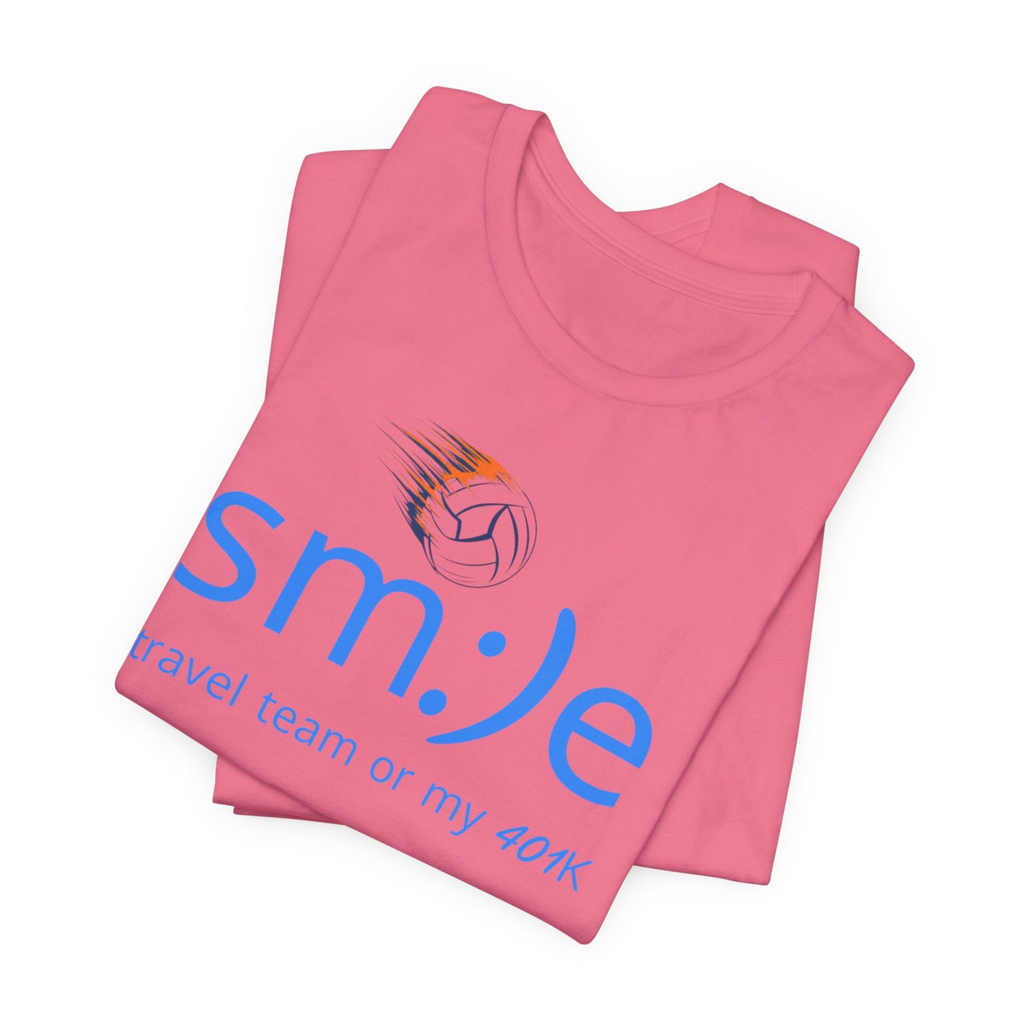 Smile Travel Team - My 401k is Volleyball | Parent Life Streetwear | Volleyball Mom Dad Tee
