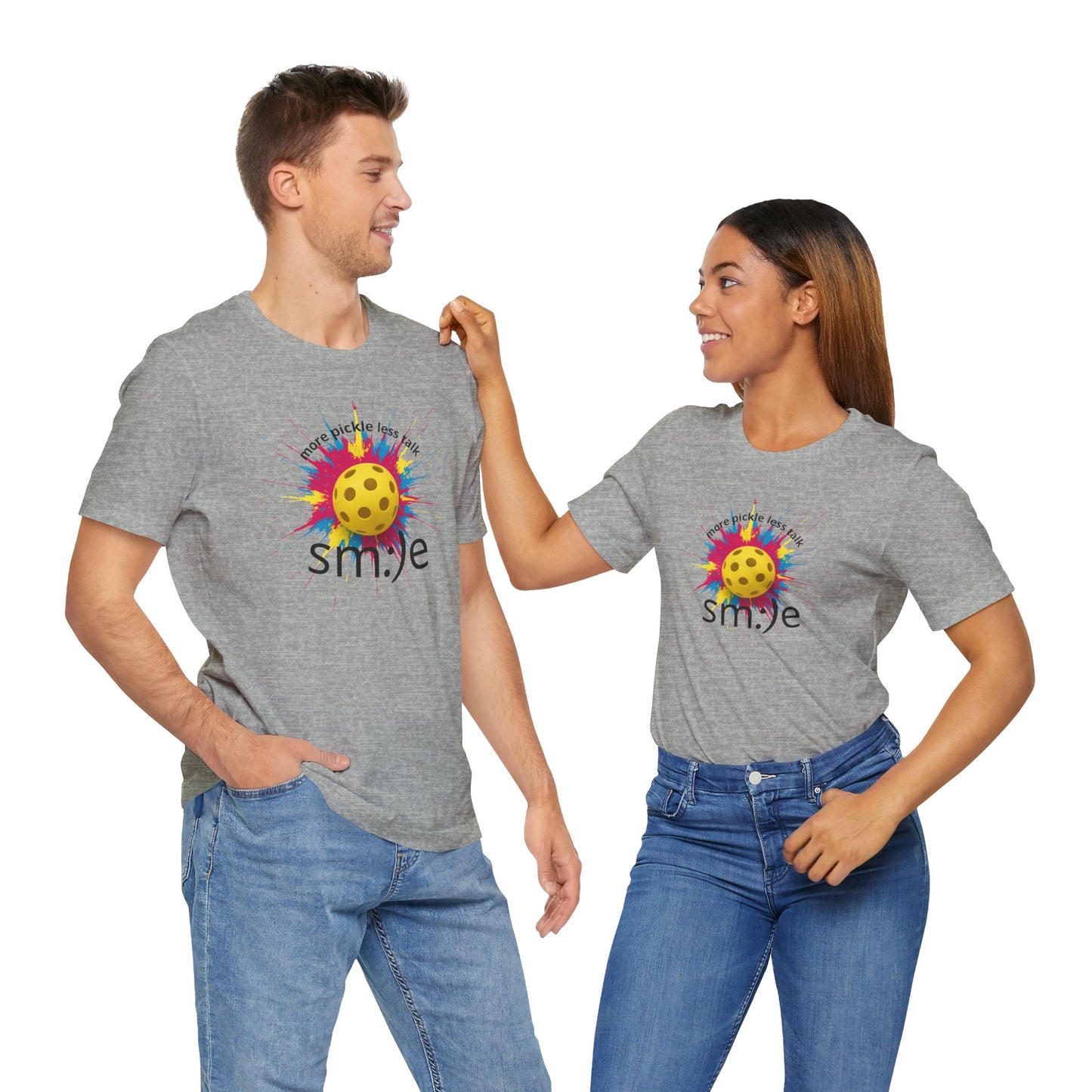 More Pickle Less Talk - Pickleball Streetwear Tee | Unisex Statement Shirt | sm:)e