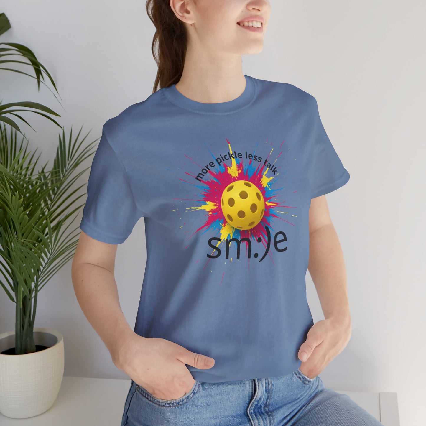 More Pickle Less Talk - Pickleball Streetwear Tee | Unisex Statement Shirt | sm:)e