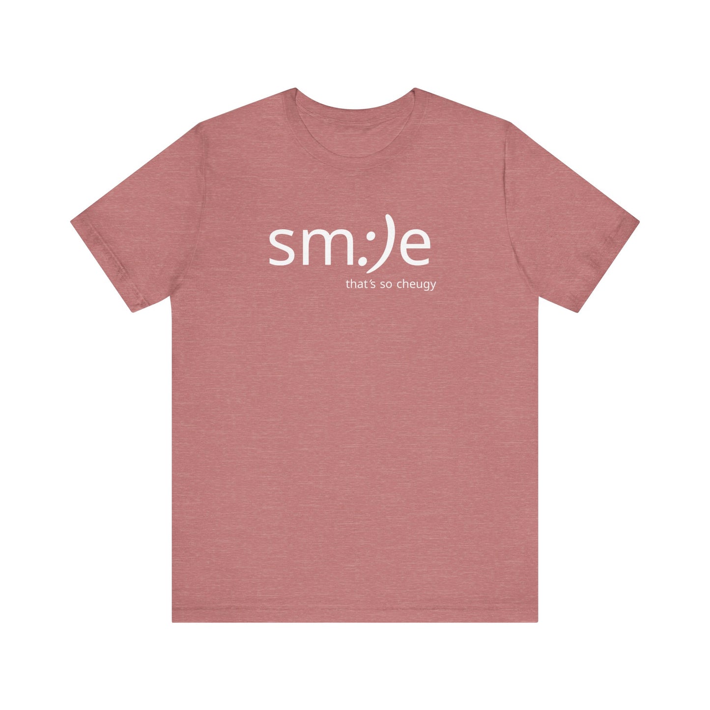 sm:)e Playful Unisex Tee | Smile That's So Cheugy | Graphic Streetwear