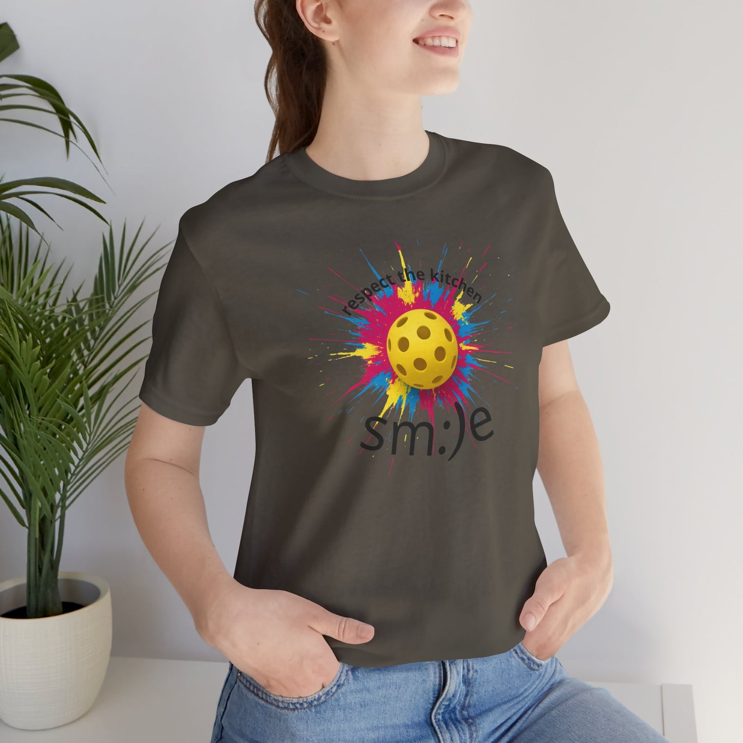 Respect the Kitchen - Pickleball Streetwear Tee | Unisex Court Statement | sm:)e