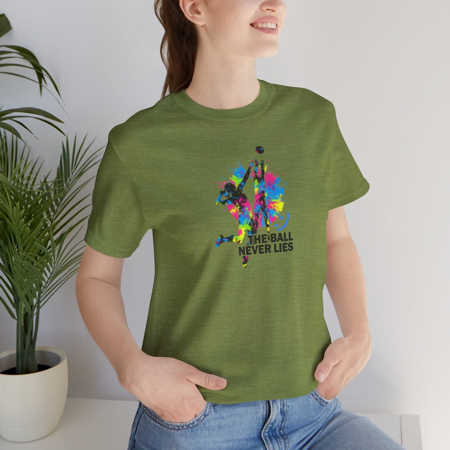 The Ball Never Lies - Volleyball Streetwear Tee | Unisex Statement Shirt