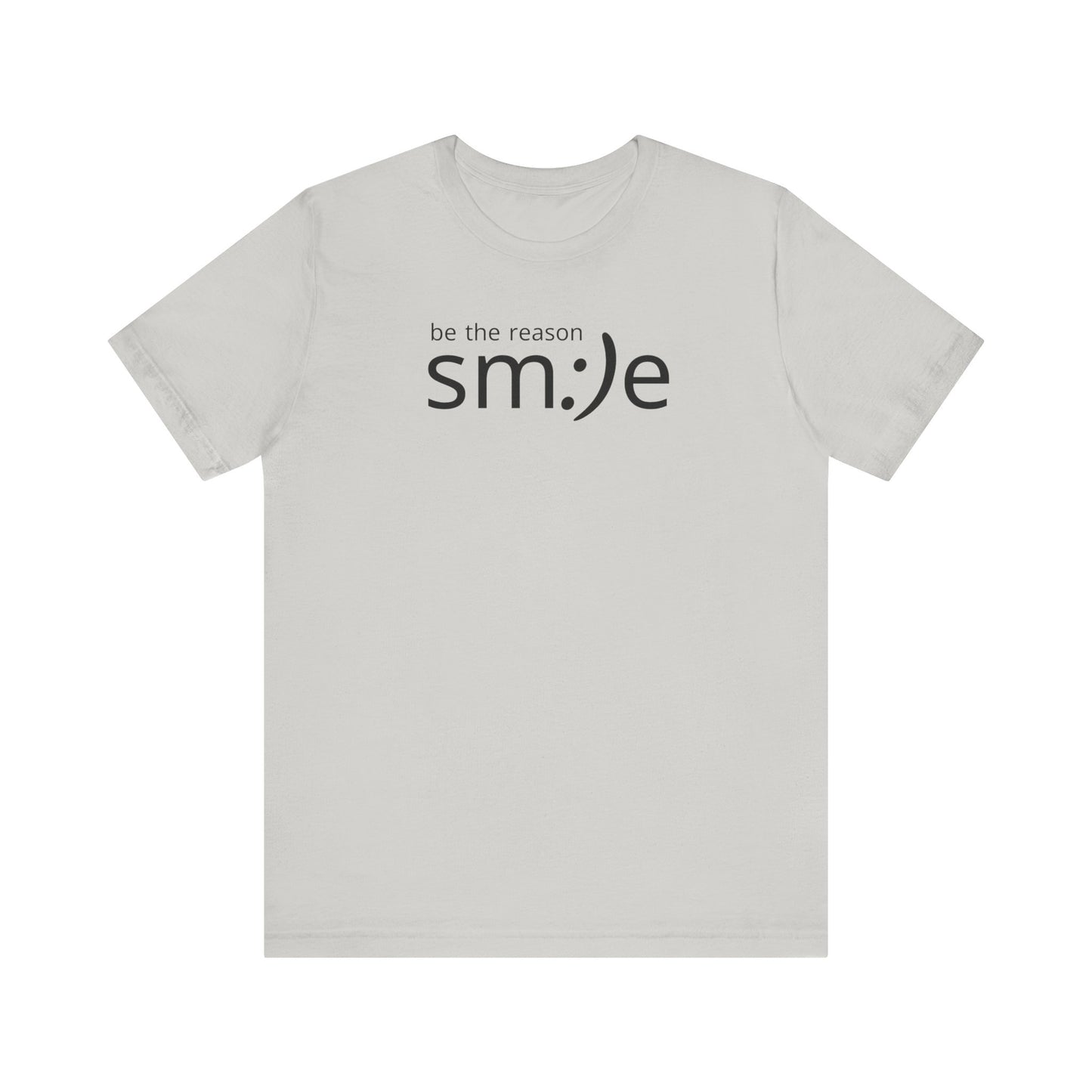 sm:)e Be the Reason Smile Tee - Positive Energy Streetwear, Inspirational Gift, Confidence Booster