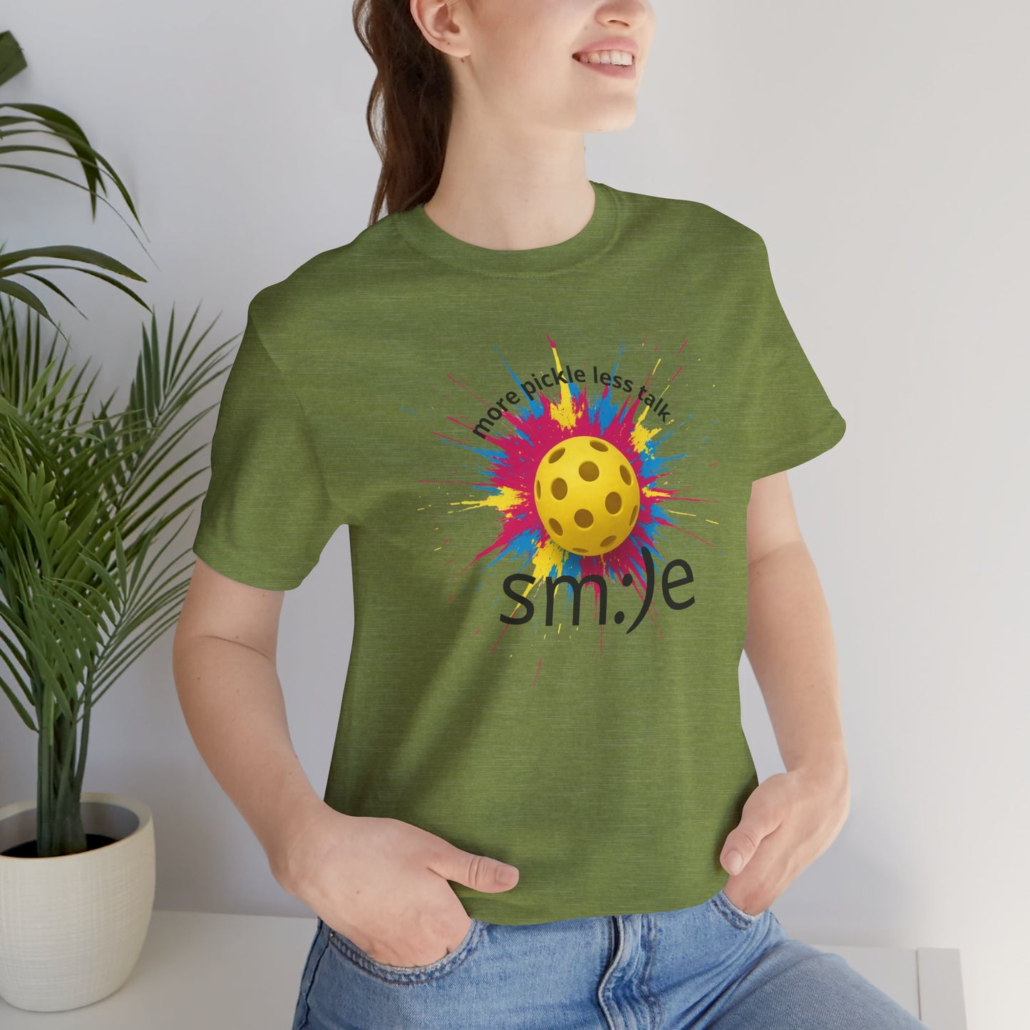 More Pickle Less Talk - Pickleball Streetwear Tee | Unisex Statement Shirt | sm:)e