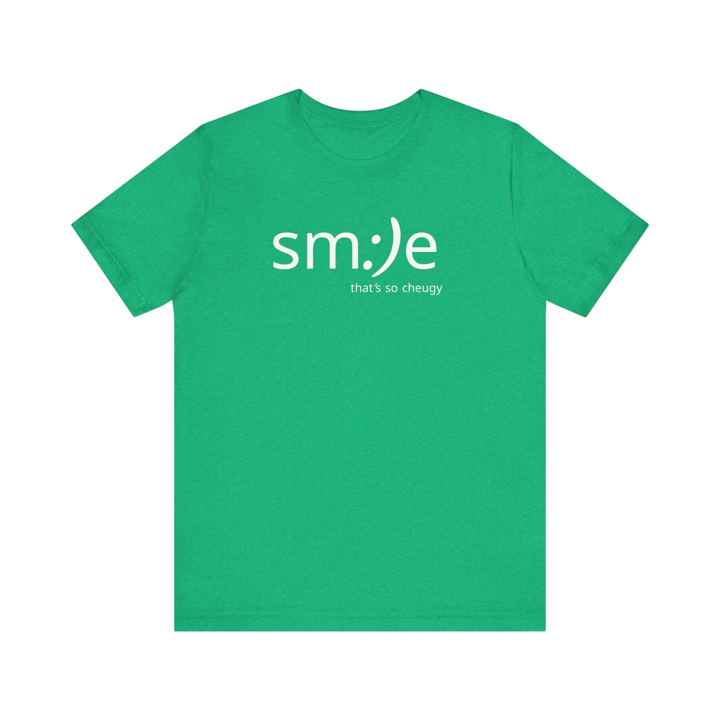 sm:)e Playful Unisex Tee | Smile That's So Cheugy | Graphic Streetwear