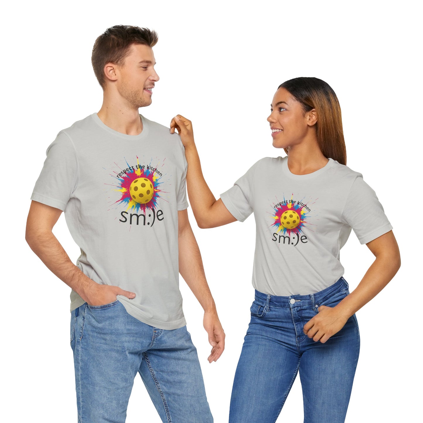Respect the Kitchen - Pickleball Streetwear Tee | Unisex Court Statement | sm:)e