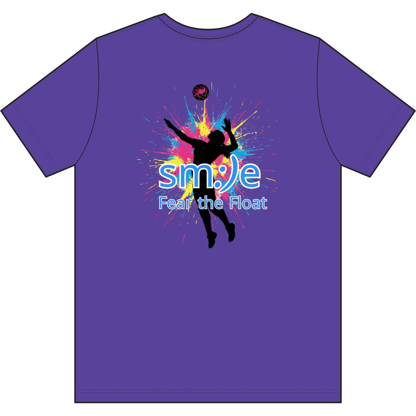 Fear the Float — Volleyball Statement T-Shirt- breathable, sun protection