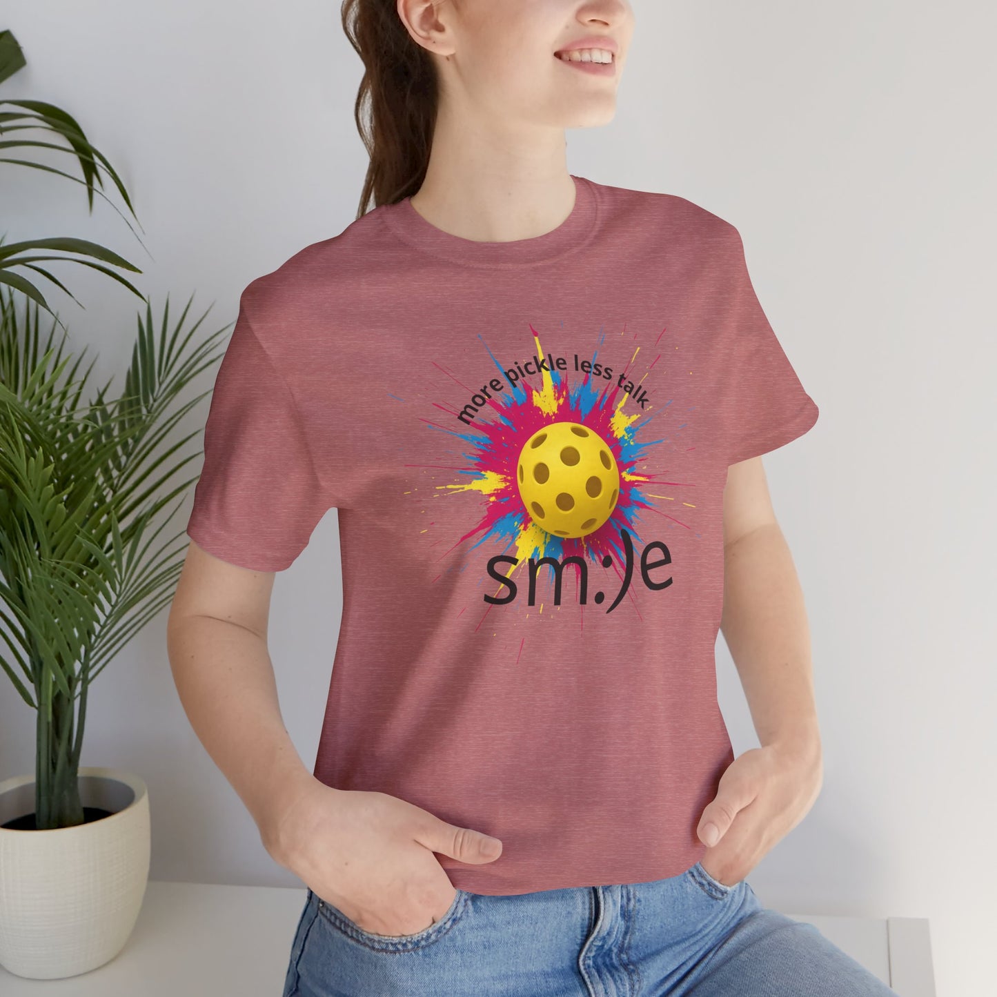 More Pickle Less Talk - Pickleball Streetwear Tee | Unisex Statement Shirt | sm:)e