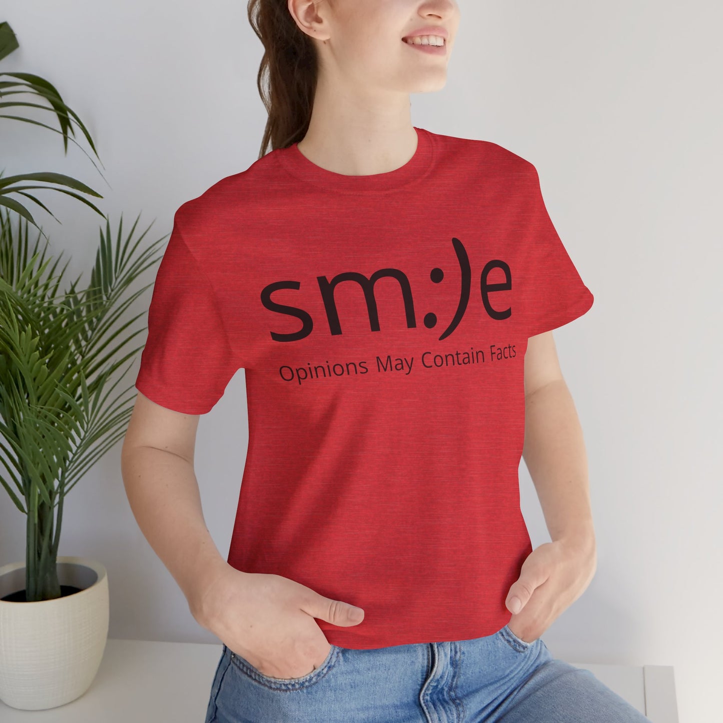 sm:)e Opinions May Contain Facts Tee | Sassy Truth-Teller Streetwear | Confident Statement Shirt