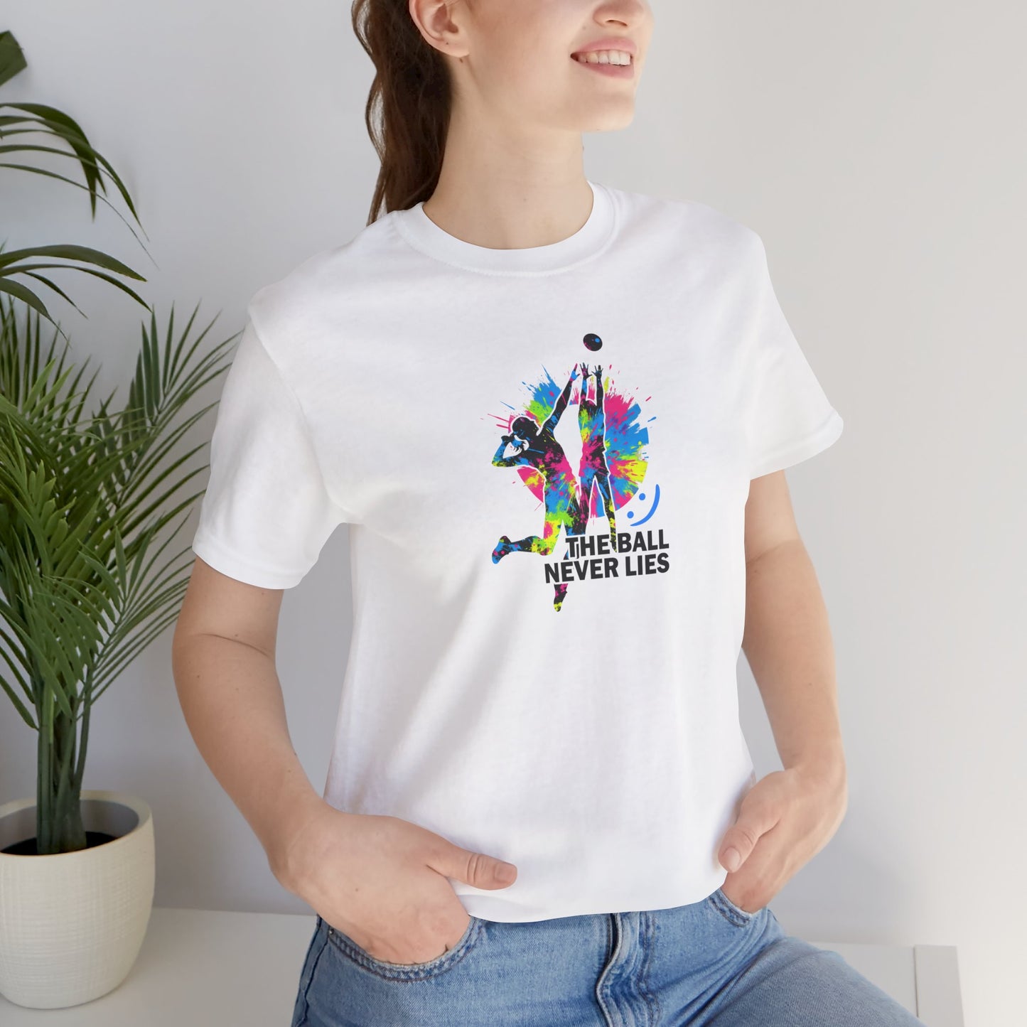 The Ball Never Lies - Volleyball Streetwear Tee | Unisex Statement Shirt
