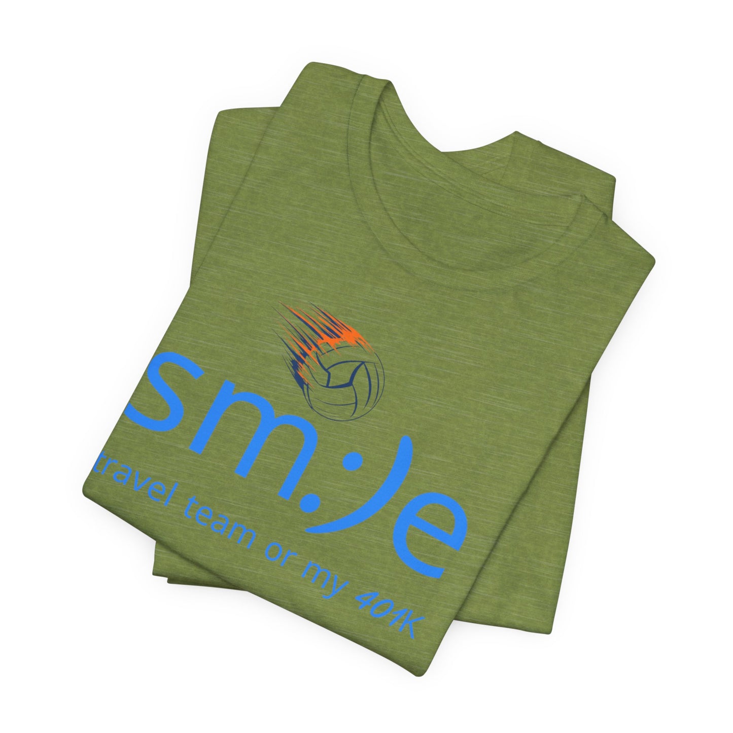 Smile Travel Team - My 401k is Volleyball | Parent Life Streetwear | Volleyball Mom Dad Tee