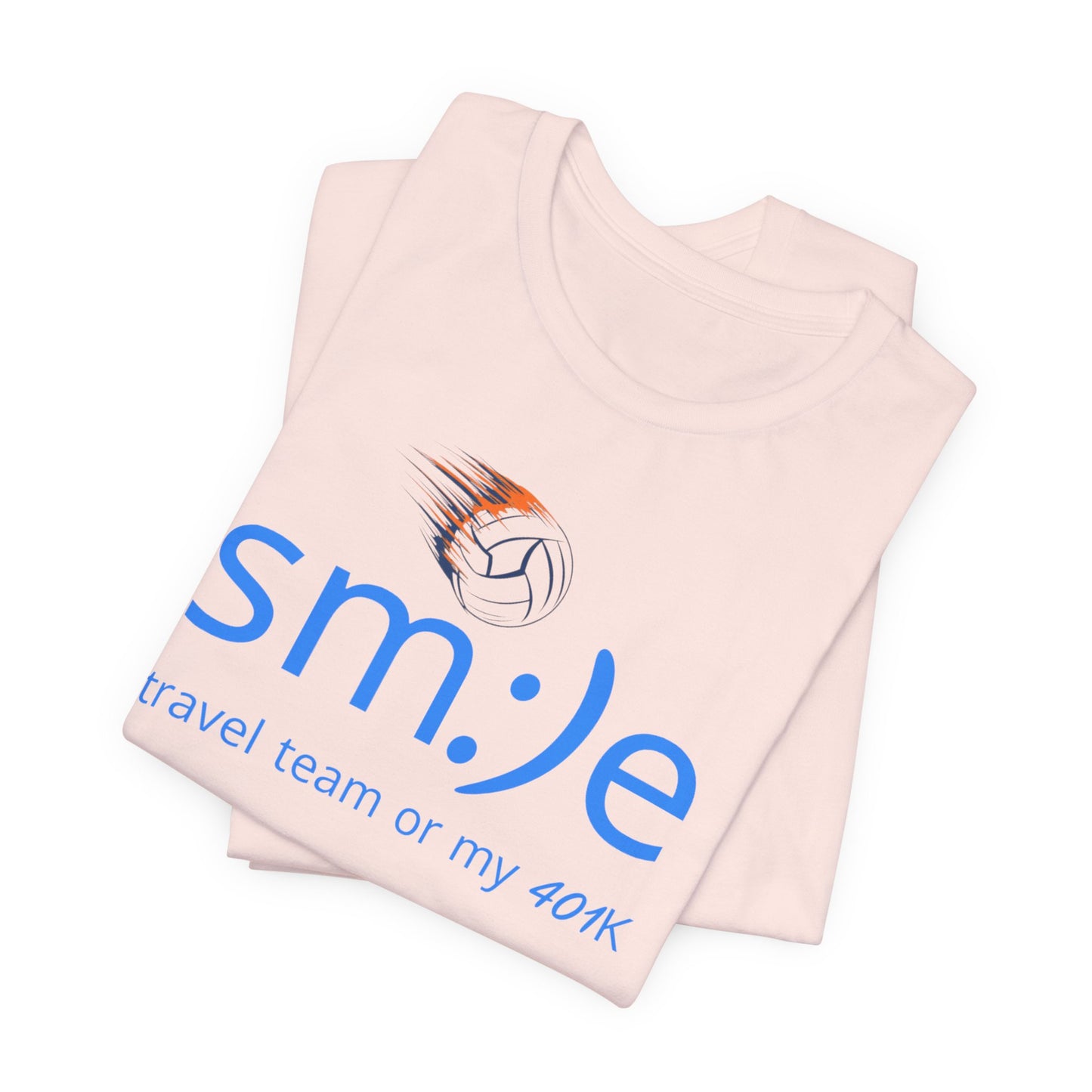 Smile Travel Team - My 401k is Volleyball | Parent Life Streetwear | Volleyball Mom Dad Tee