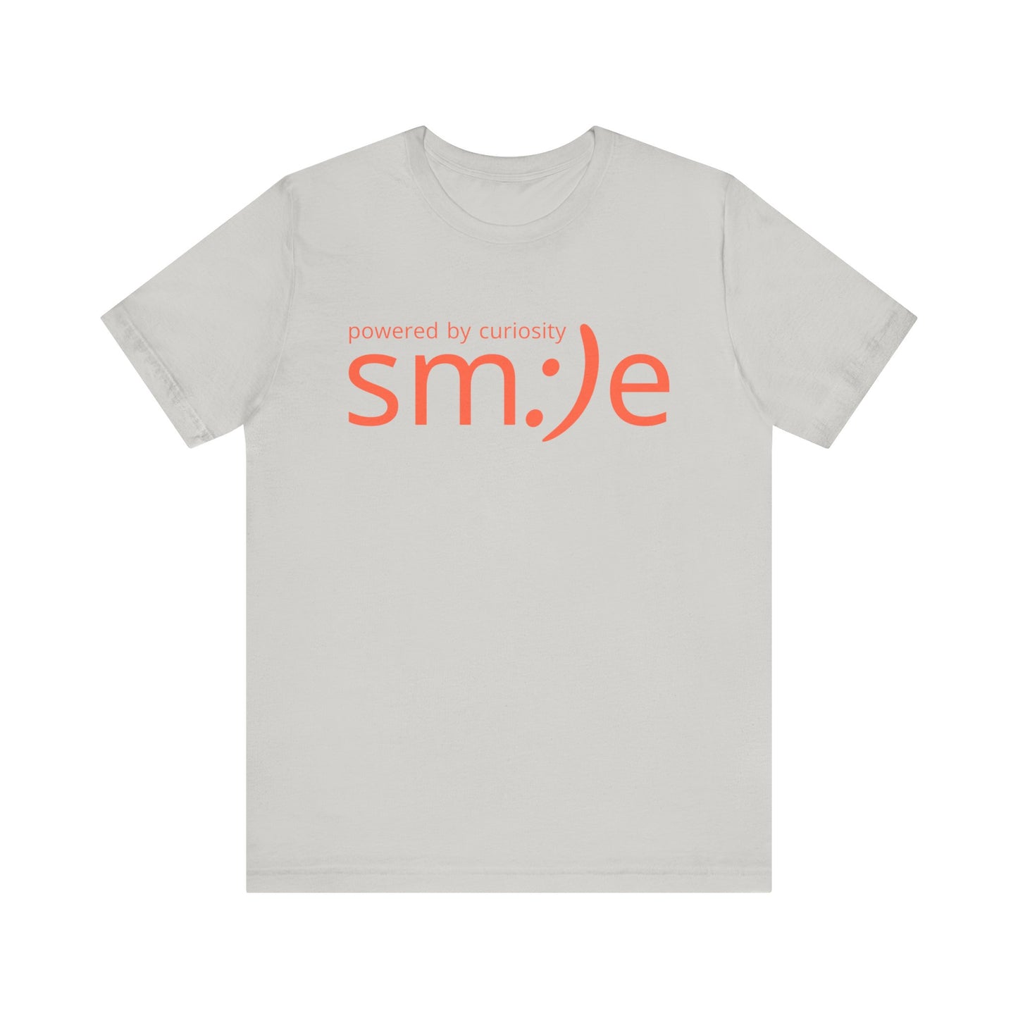 sm:)e Powered by Curiosity Tee | Wonder-Driven Streetwear | Unisex Motivational Graphic Shirt