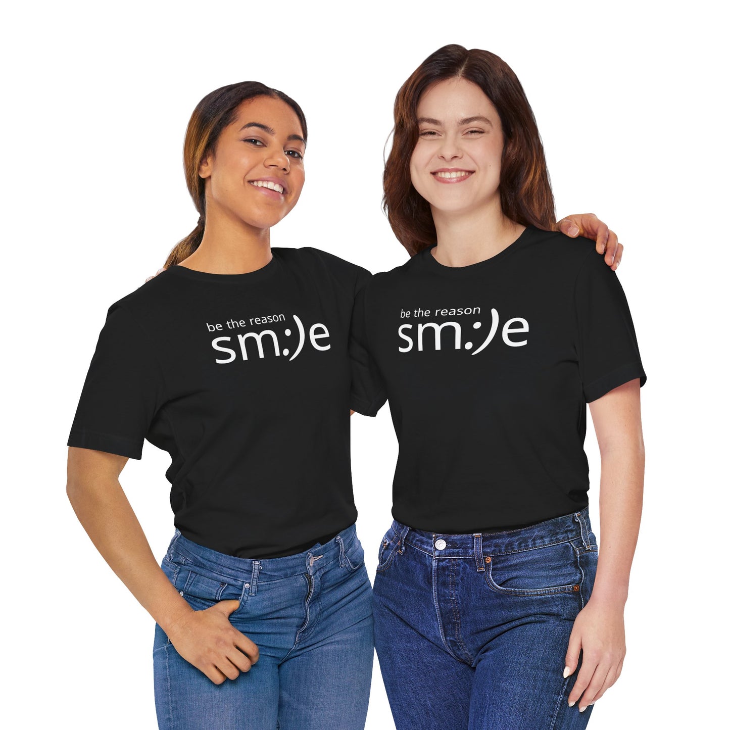 Be the Reason sm:)e T-Shirt - Positive Vibes Streetwear, Motivational Gift, Confidence Booster