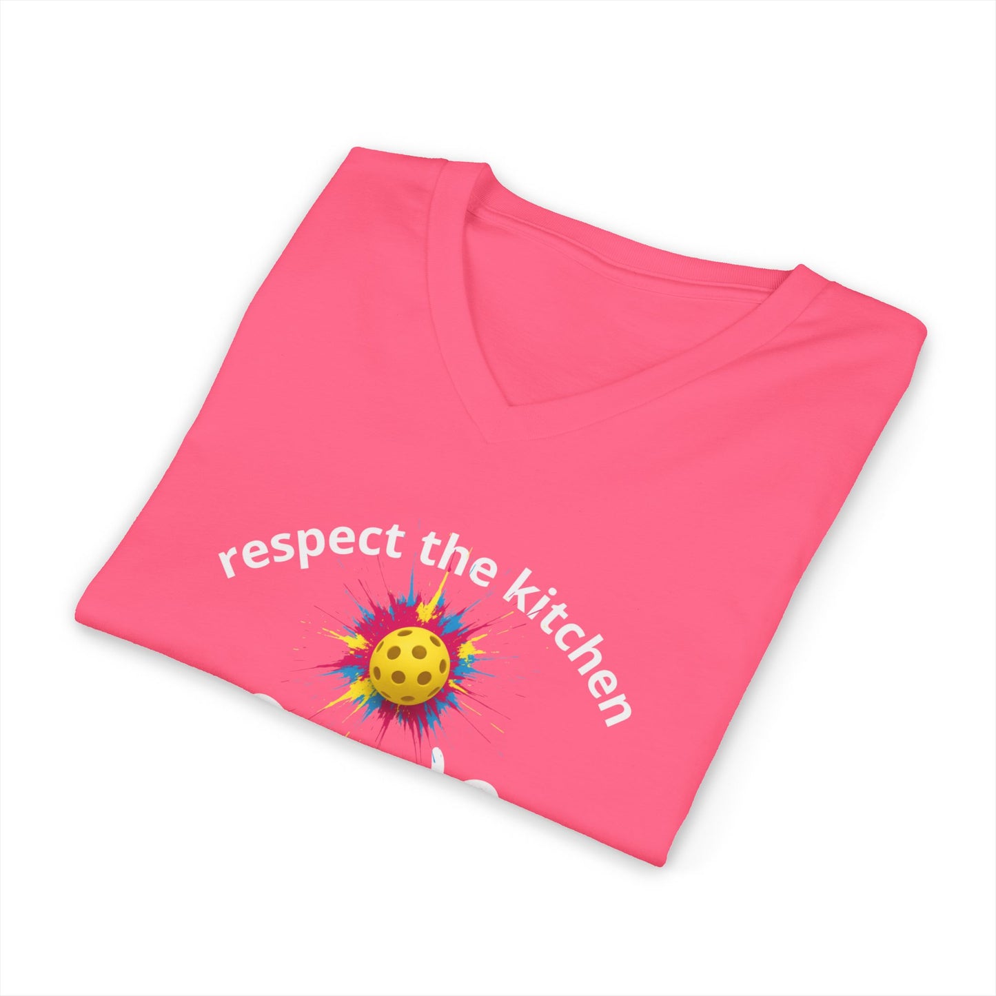 Respect the Kitchen - Pickleball Streetwear Tee | Funny Unisex Statement Shirt | sm:)e