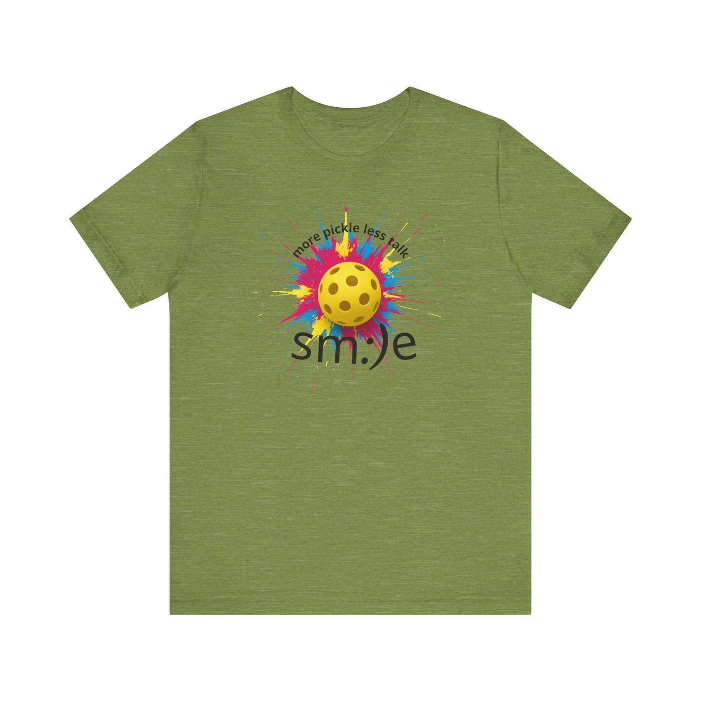 More Pickle Less Talk - Pickleball Streetwear Tee | Unisex Statement Shirt | sm:)e