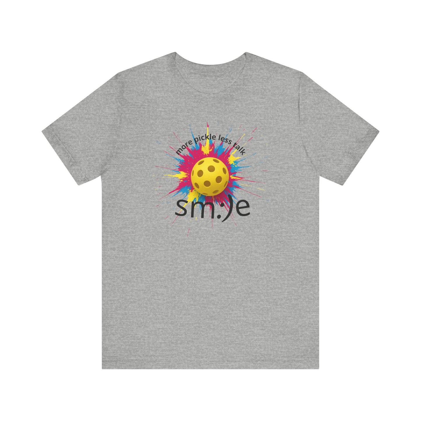 More Pickle Less Talk - Pickleball Streetwear Tee | Unisex Statement Shirt | sm:)e