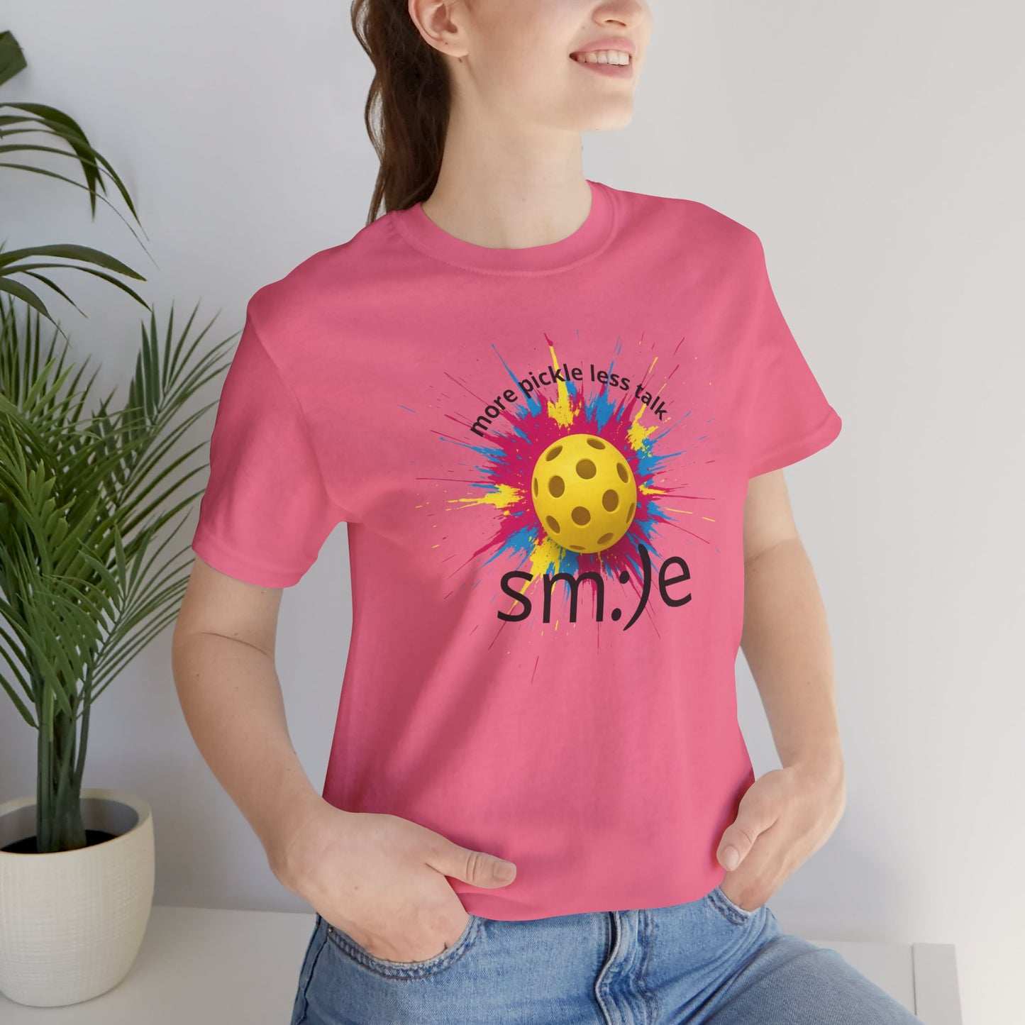 More Pickle Less Talk - Pickleball Streetwear Tee | Unisex Statement Shirt | sm:)e