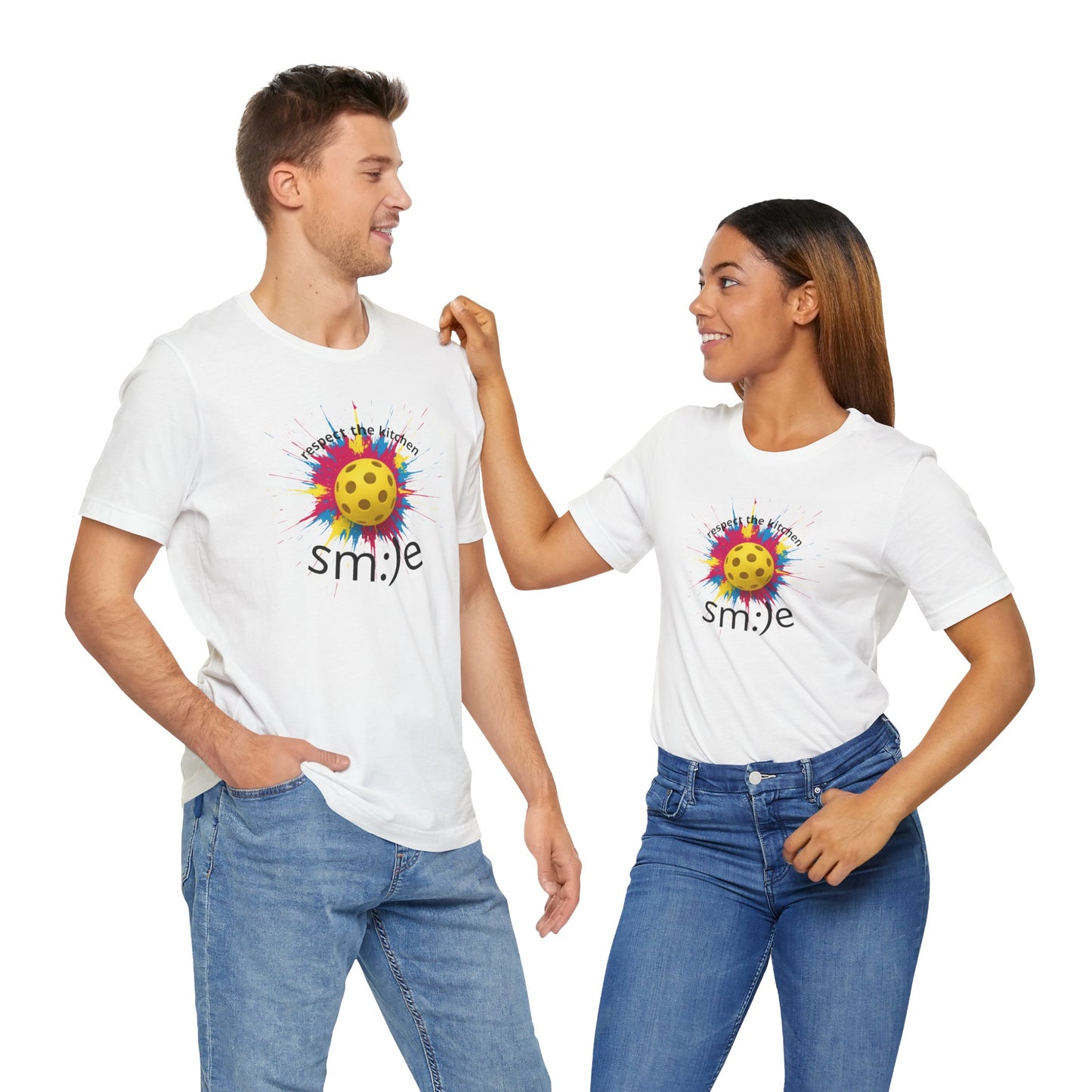Respect the Kitchen - Pickleball Streetwear Tee | Unisex Court Statement | sm:)e