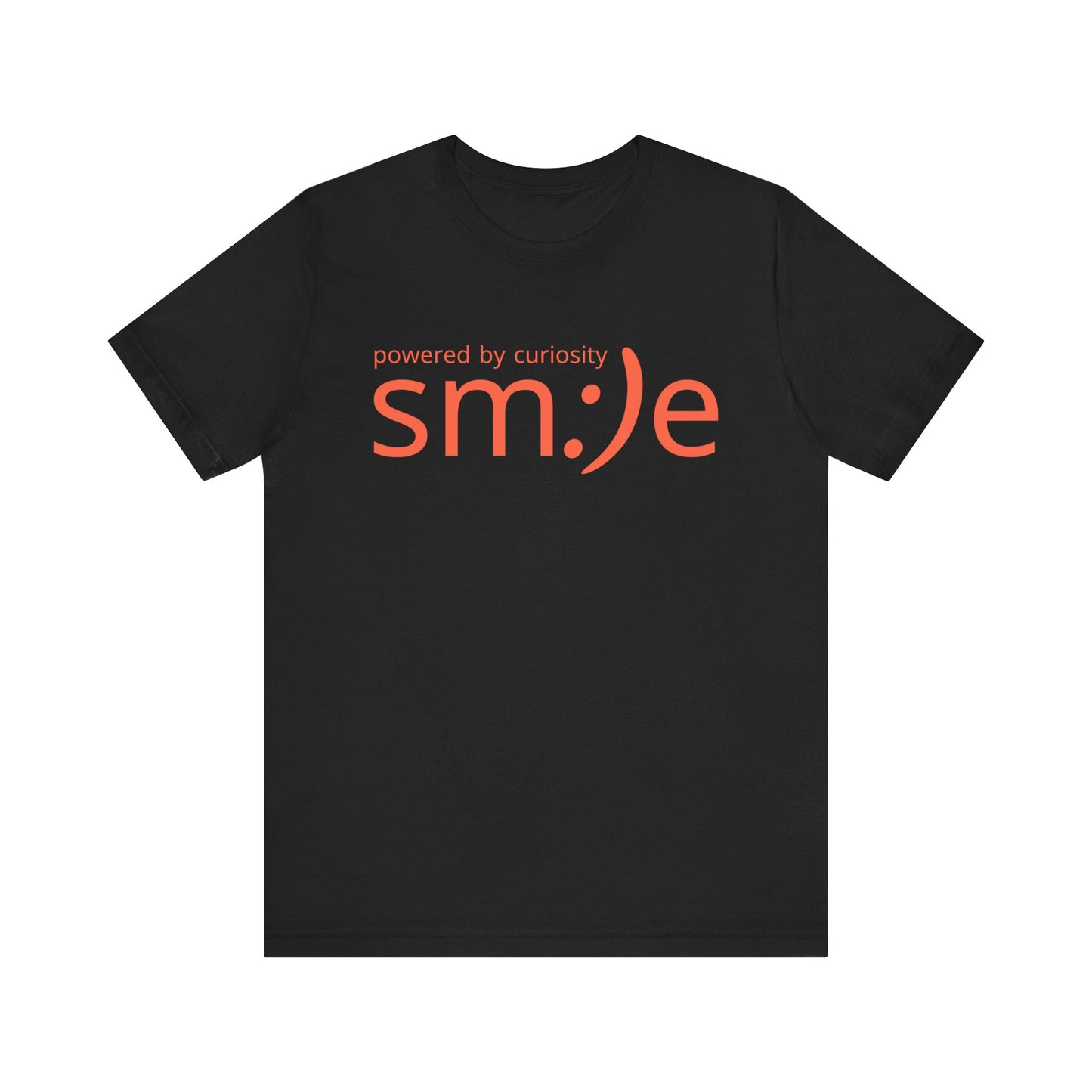 sm:)e Powered by Curiosity Tee | Wonder-Driven Streetwear | Unisex Motivational Graphic Shirt