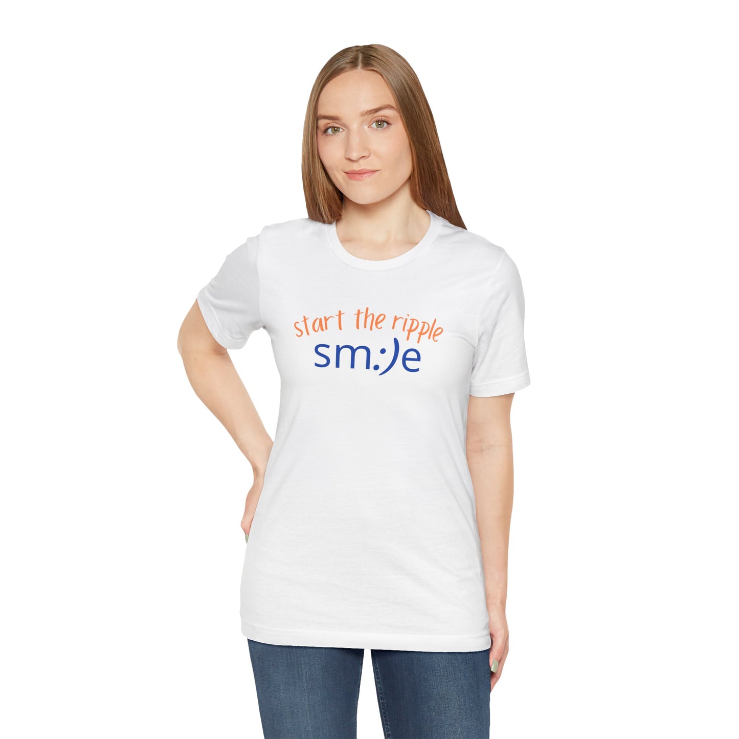 sm:)e Start the Ripple T-Shirt | Inspirational Statement Tee | Unisex Streetwear
