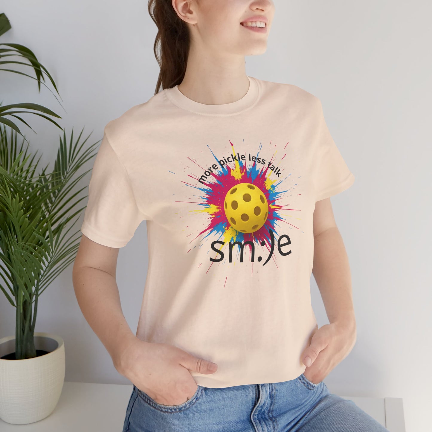 More Pickle Less Talk - Pickleball Streetwear Tee | Unisex Statement Shirt | sm:)e