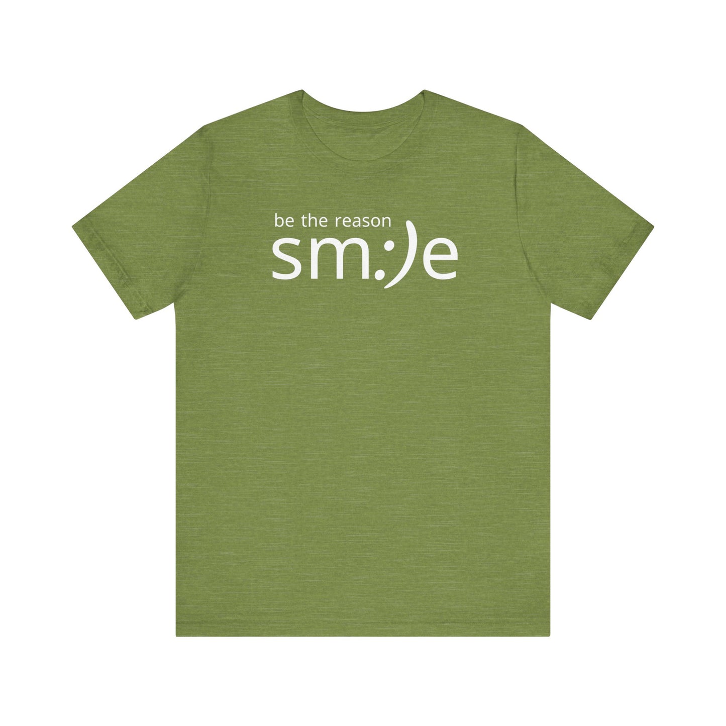 Be the Reason sm:)e T-Shirt - Positive Vibes Streetwear, Motivational Gift, Confidence Booster