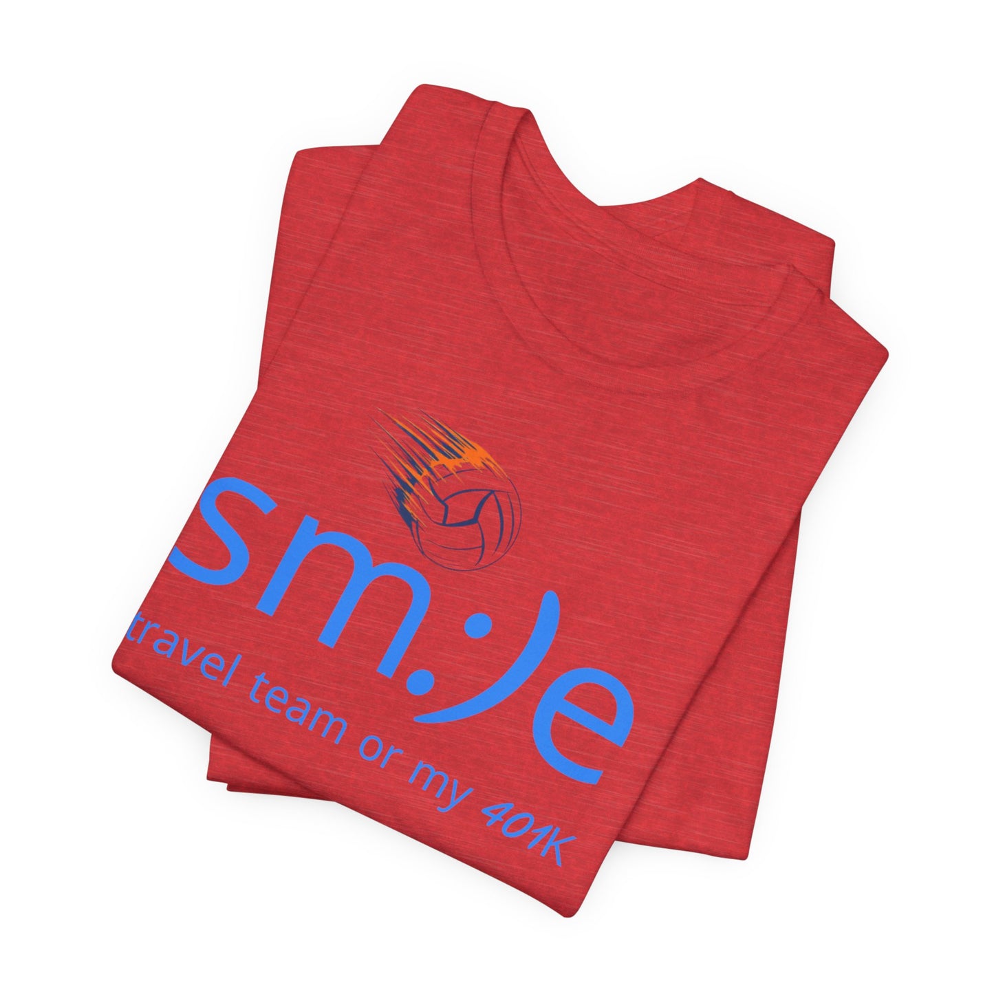 Smile Travel Team - My 401k is Volleyball | Parent Life Streetwear | Volleyball Mom Dad Tee