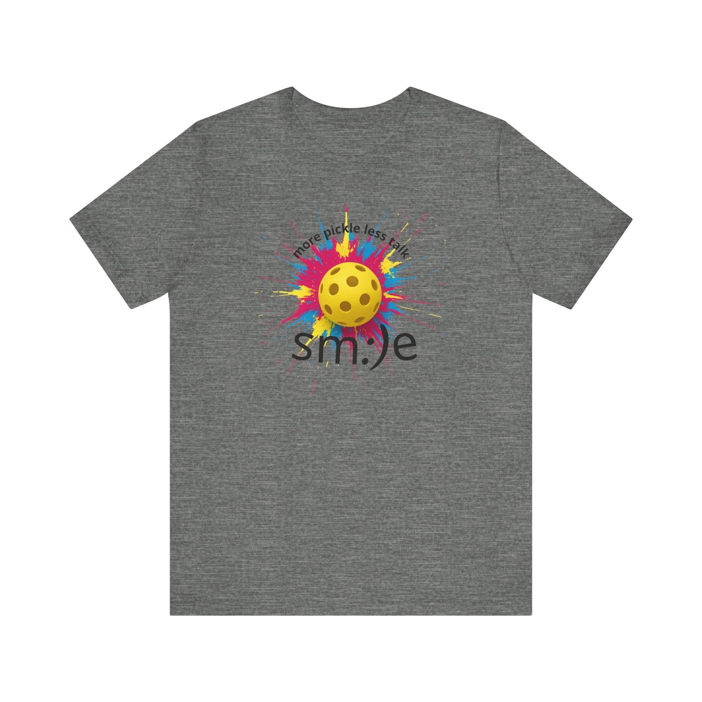 More Pickle Less Talk - Pickleball Streetwear Tee | Unisex Statement Shirt | sm:)e