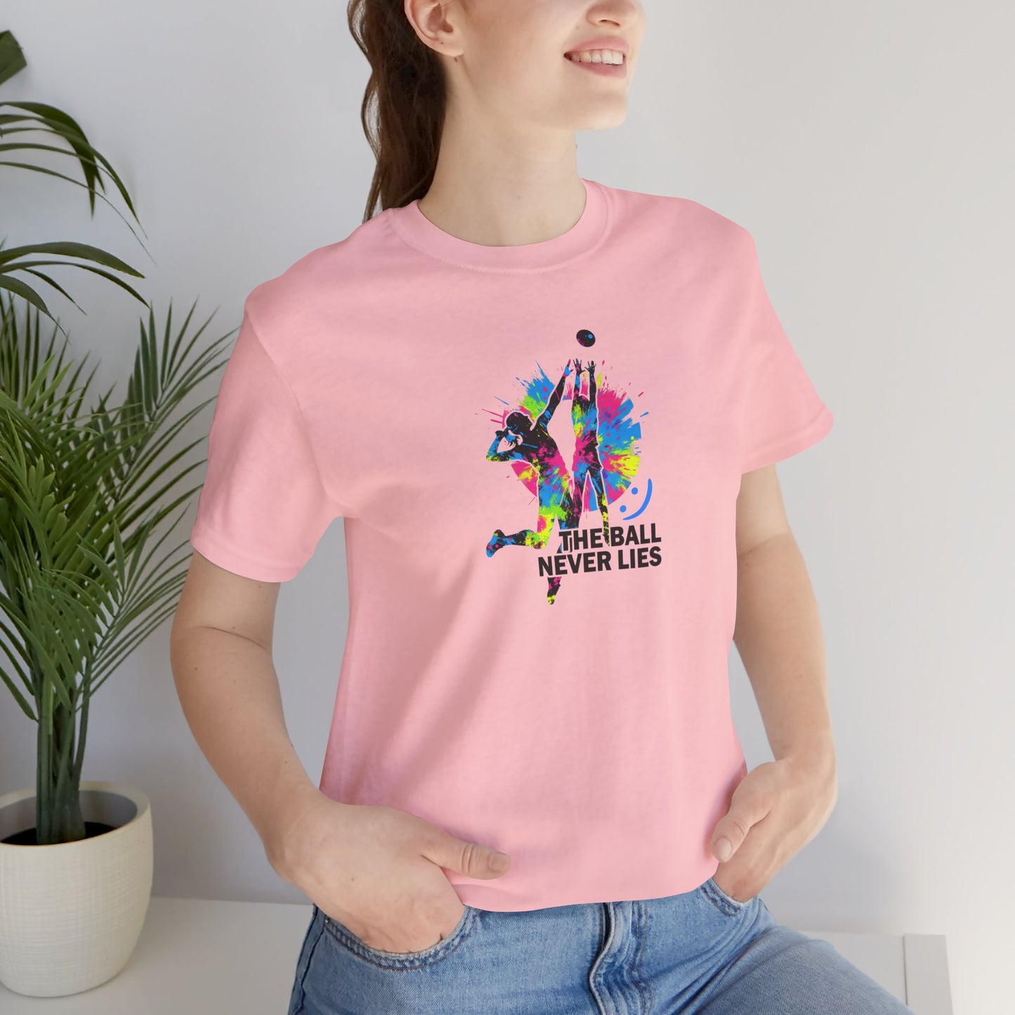 The Ball Never Lies - Volleyball Streetwear Tee | Unisex Statement Shirt