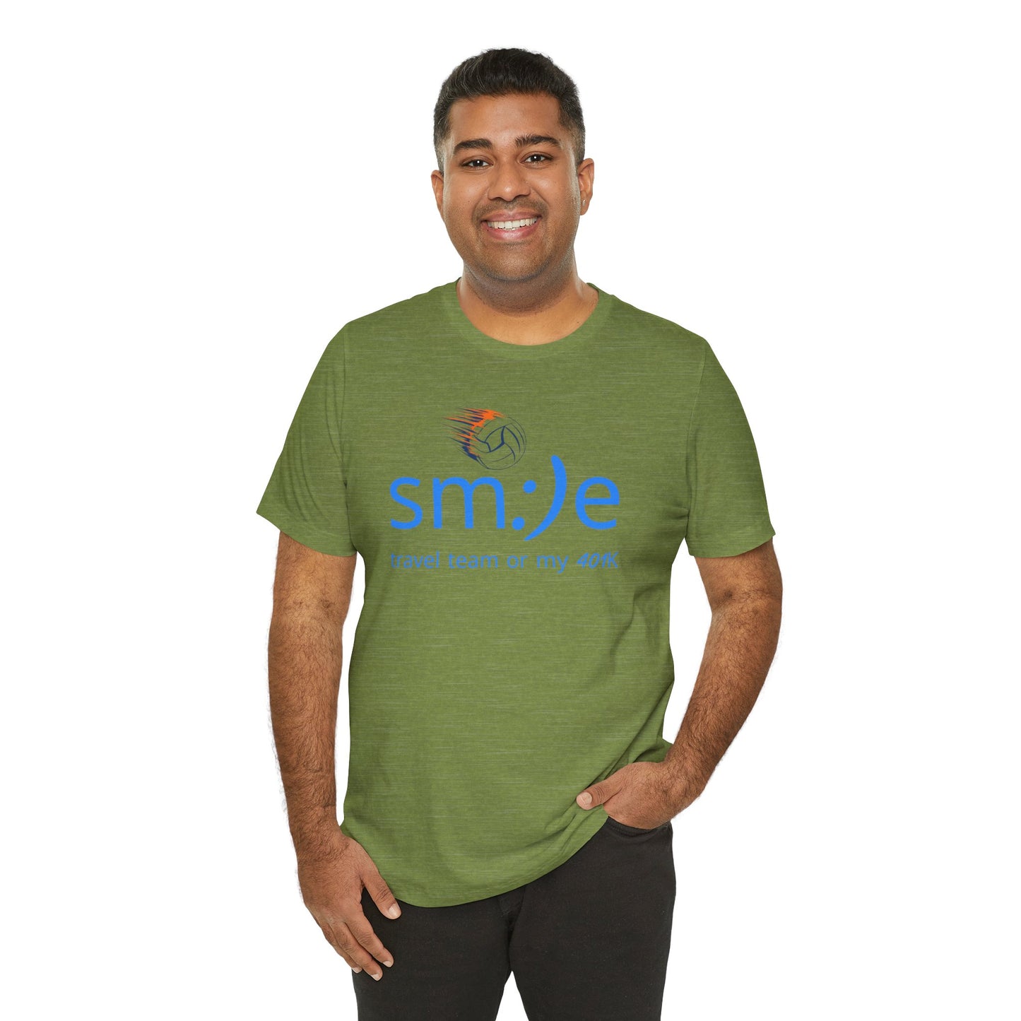 Smile Travel Team - My 401k is Volleyball | Parent Life Streetwear | Volleyball Mom Dad Tee