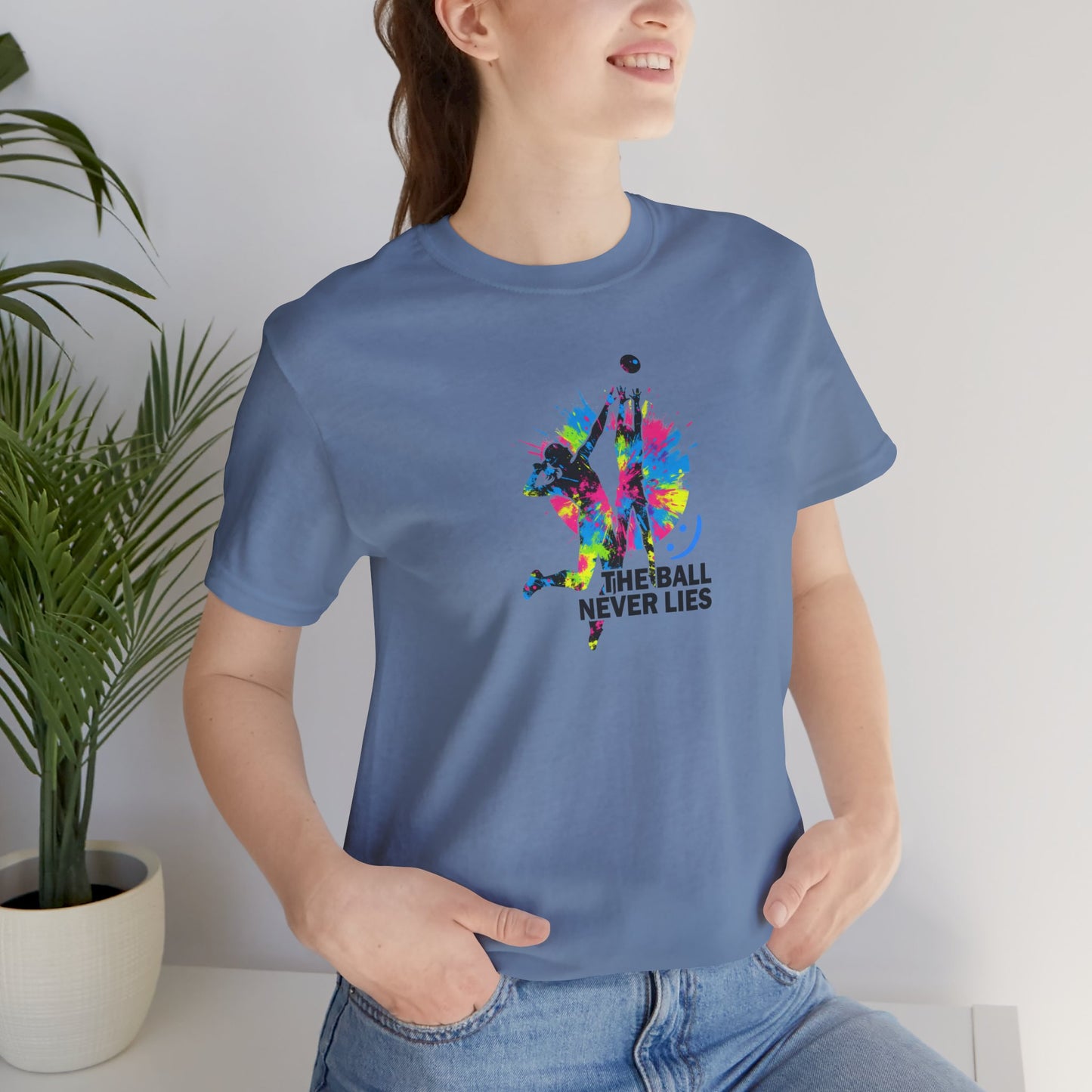 The Ball Never Lies - Volleyball Streetwear Tee | Unisex Statement Shirt