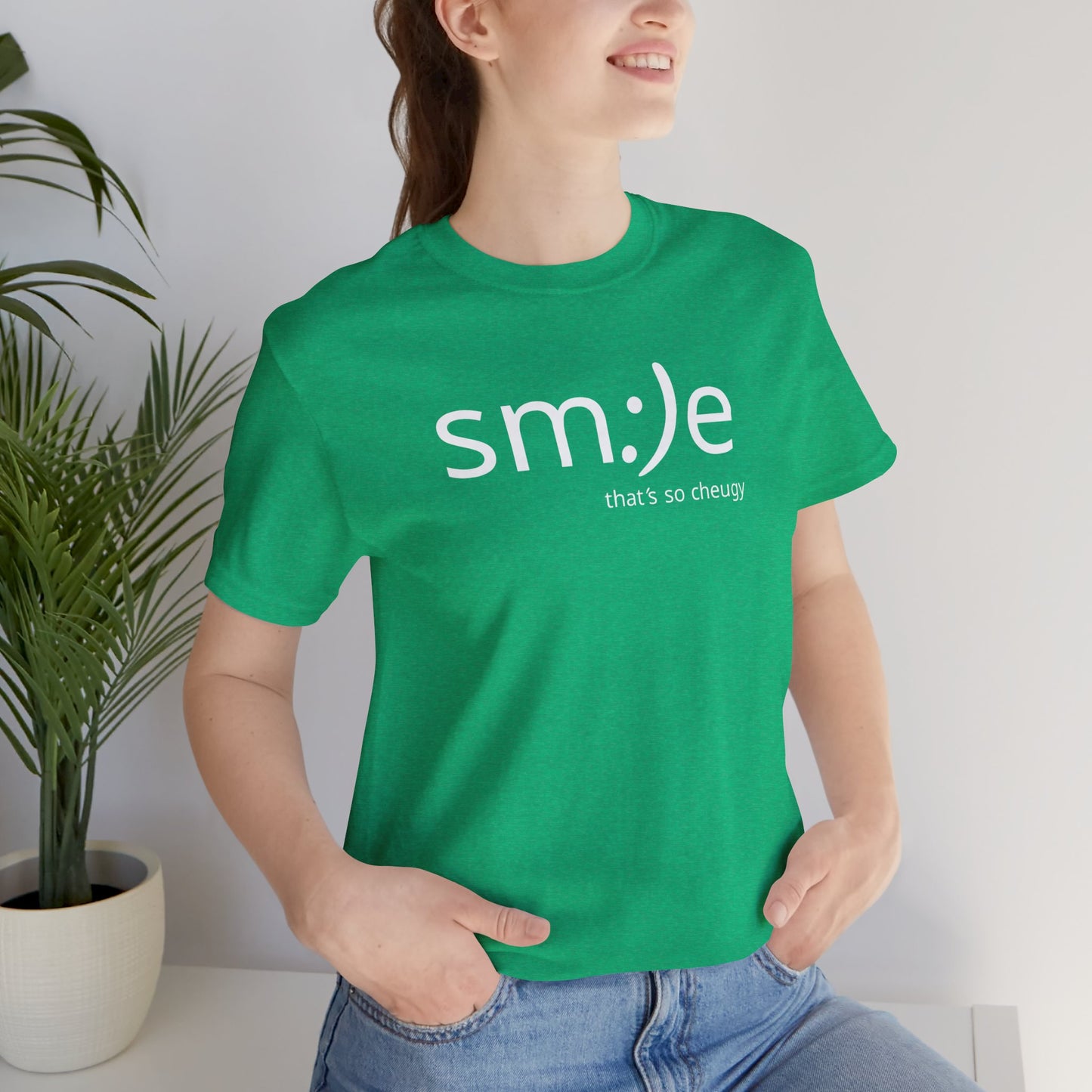 sm:)e Playful Unisex Tee | Smile That's So Cheugy | Graphic Streetwear