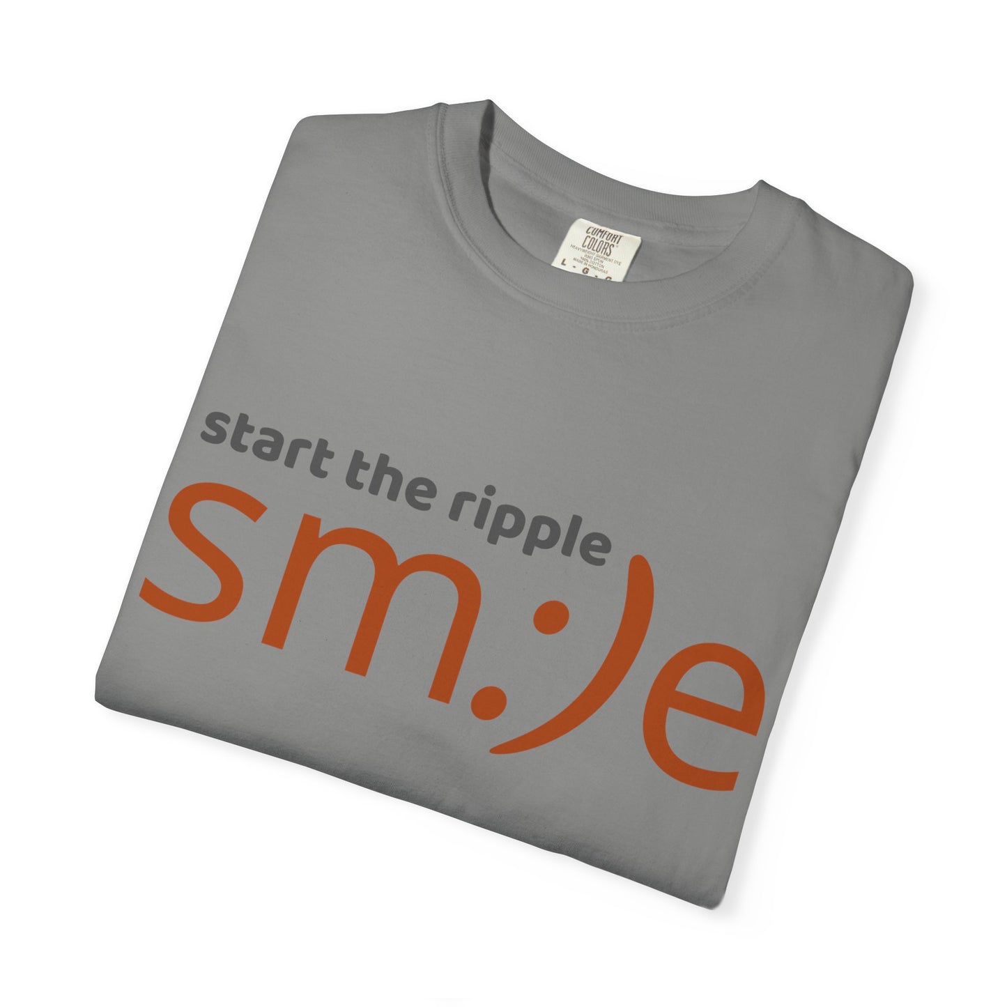 sm:)e Start the Ripple Garment-Dyed Tee | Premium Change-Maker Streetwear | Unisex Statement Shirt