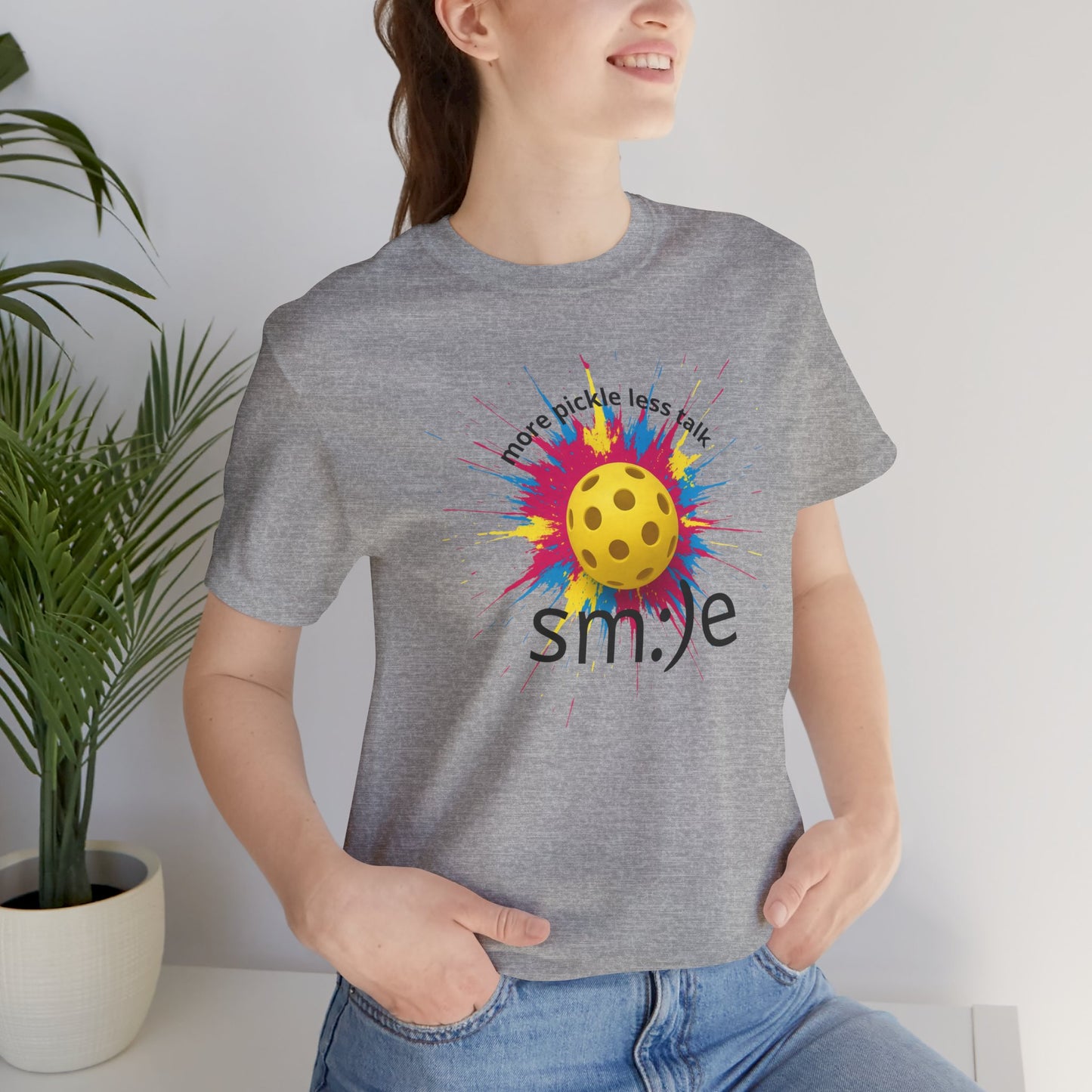 More Pickle Less Talk - Pickleball Streetwear Tee | Unisex Statement Shirt | sm:)e