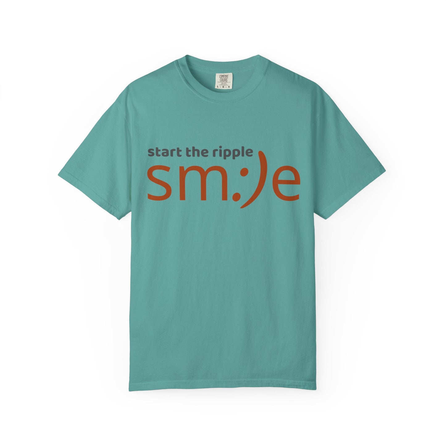 sm:)e Start the Ripple Garment-Dyed Tee | Premium Change-Maker Streetwear | Unisex Statement Shirt