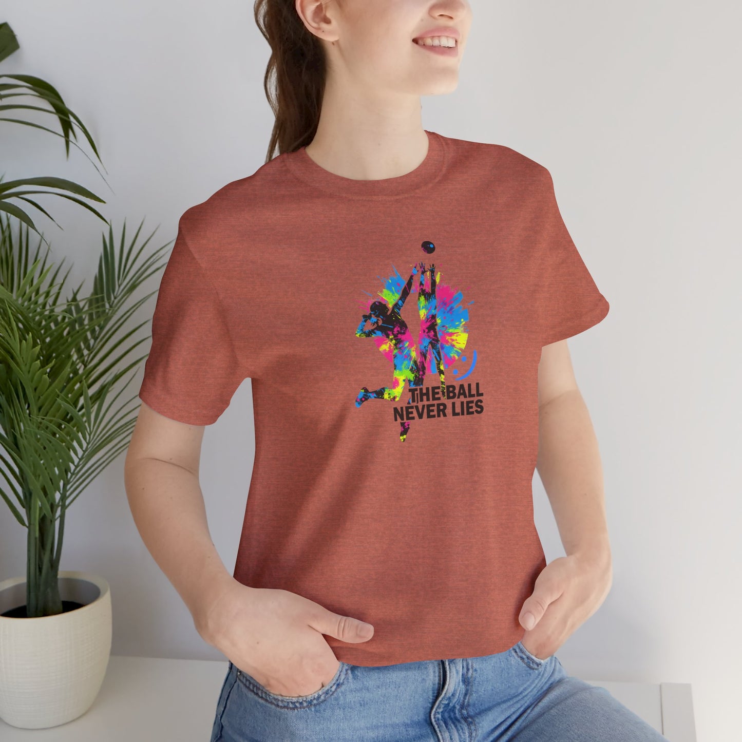 The Ball Never Lies - Volleyball Streetwear Tee | Unisex Statement Shirt