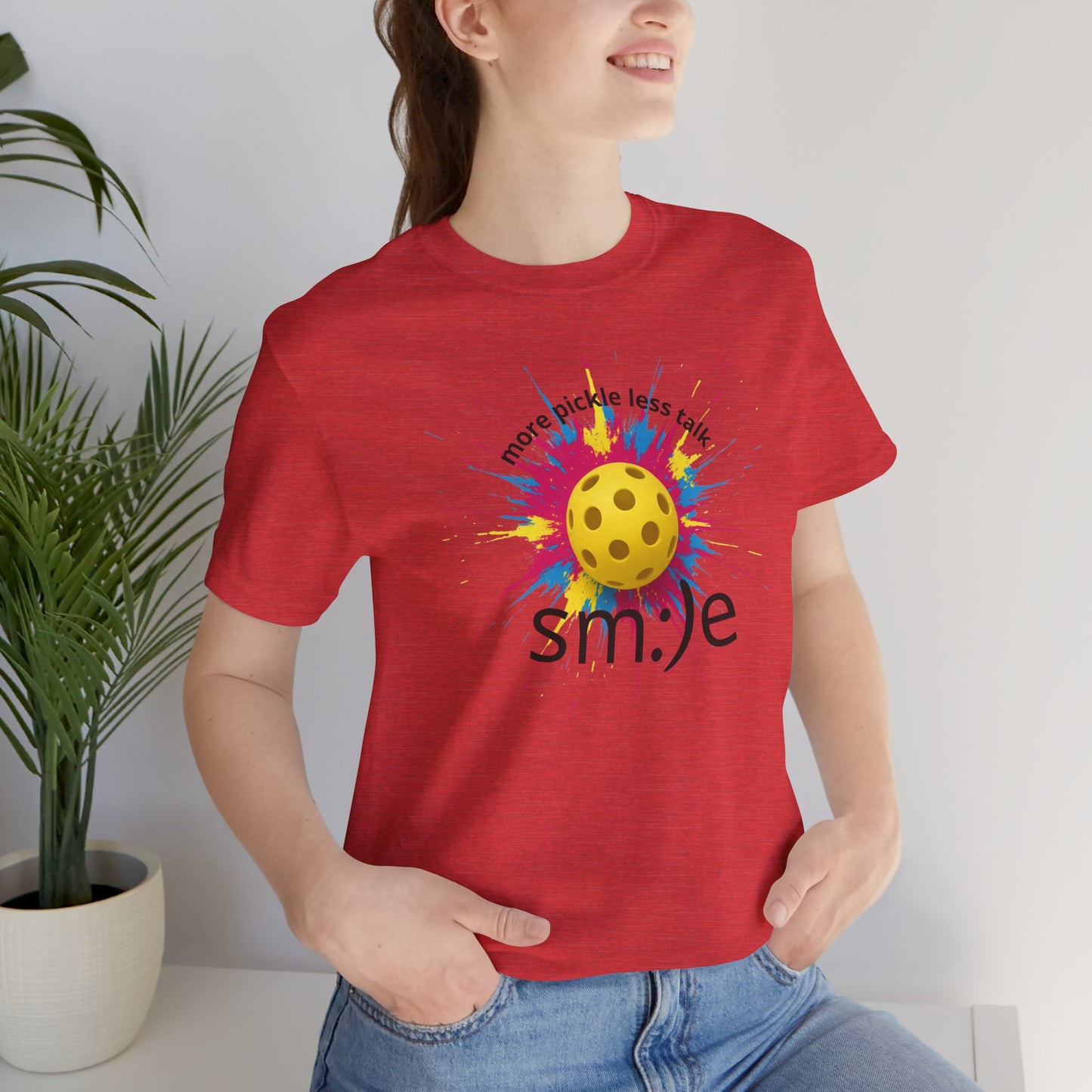 More Pickle Less Talk - Pickleball Streetwear Tee | Unisex Statement Shirt | sm:)e