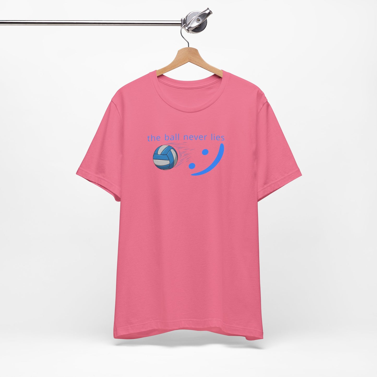 The Ball Never Lies - Volleyball Streetwear Tee | Unisex Statement Shirt | sm:)e