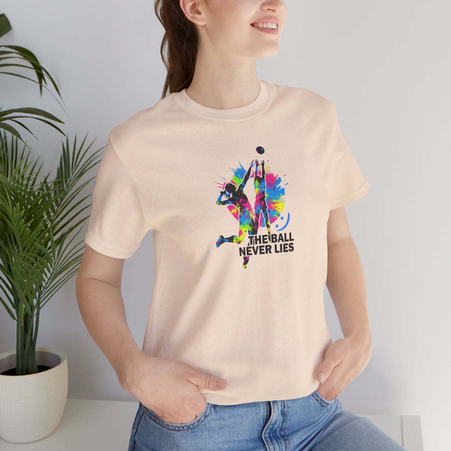 The Ball Never Lies - Volleyball Streetwear Tee | Unisex Statement Shirt