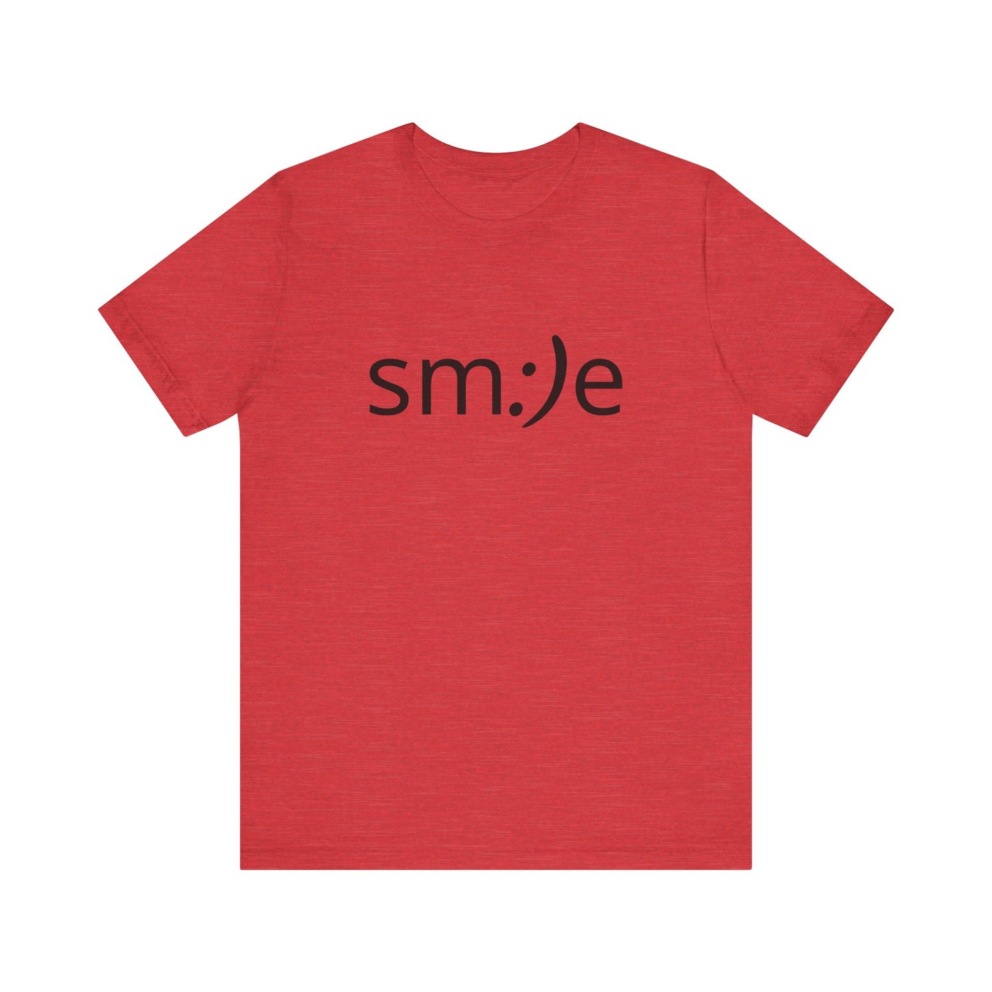 sm:)e Smile Face Logo Tee | Happy Confidence Streetwear | Funny Everyday Unisex Shirt