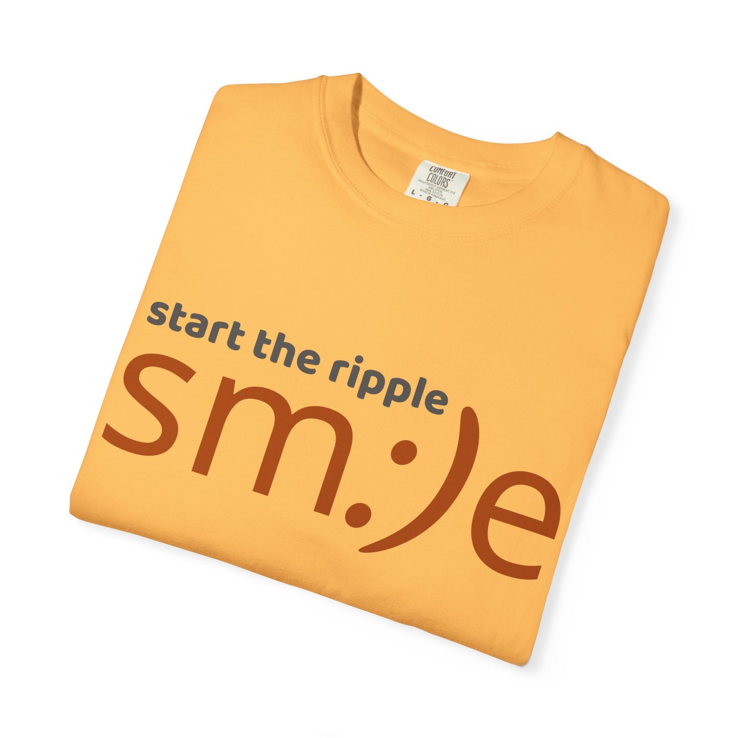 sm:)e Start the Ripple Garment-Dyed Tee | Premium Change-Maker Streetwear | Unisex Statement Shirt
