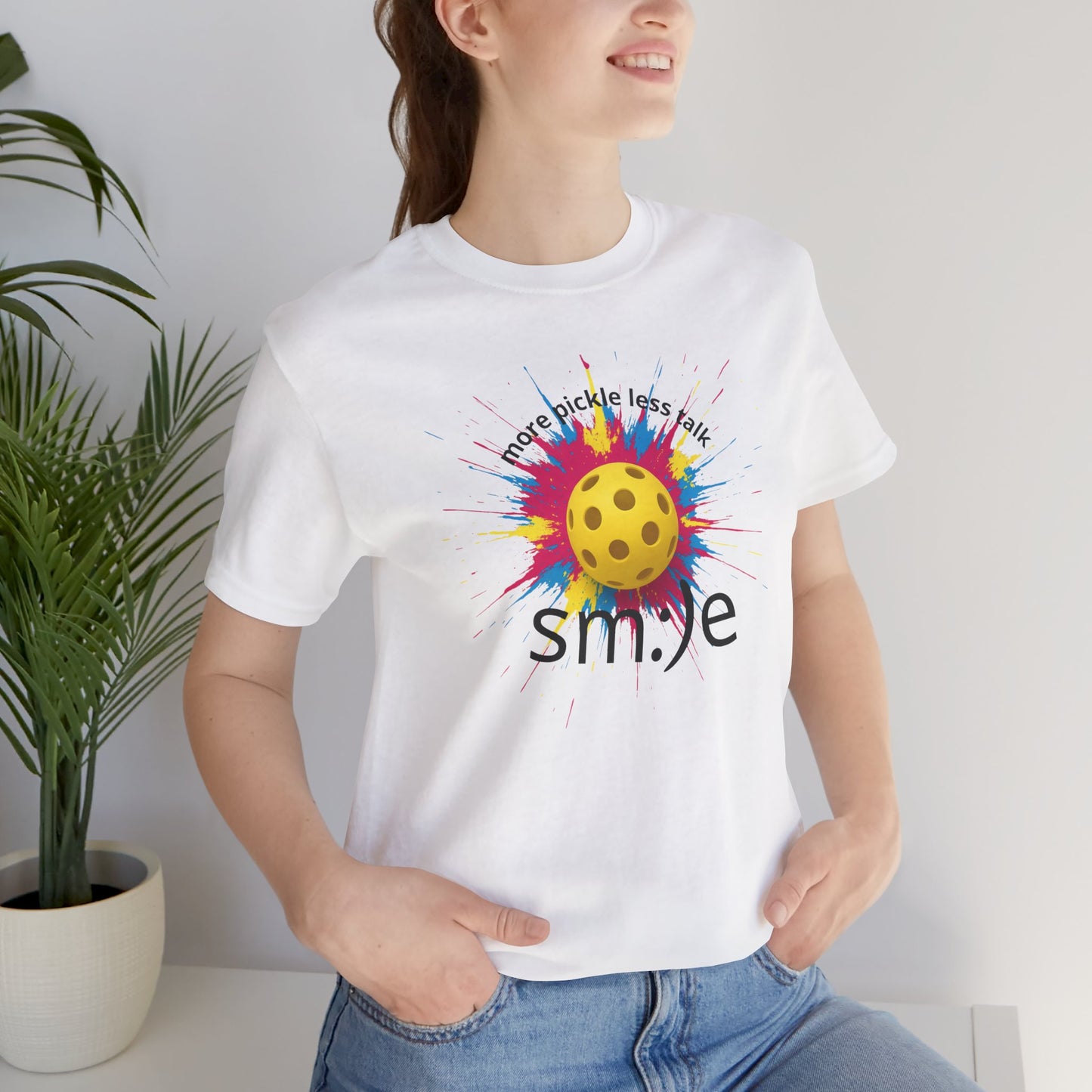 More Pickle Less Talk - Pickleball Streetwear Tee | Unisex Statement Shirt | sm:)e