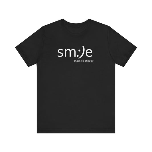 sm:)e Playful Unisex Tee | Smile That's So Cheugy | Graphic Streetwear