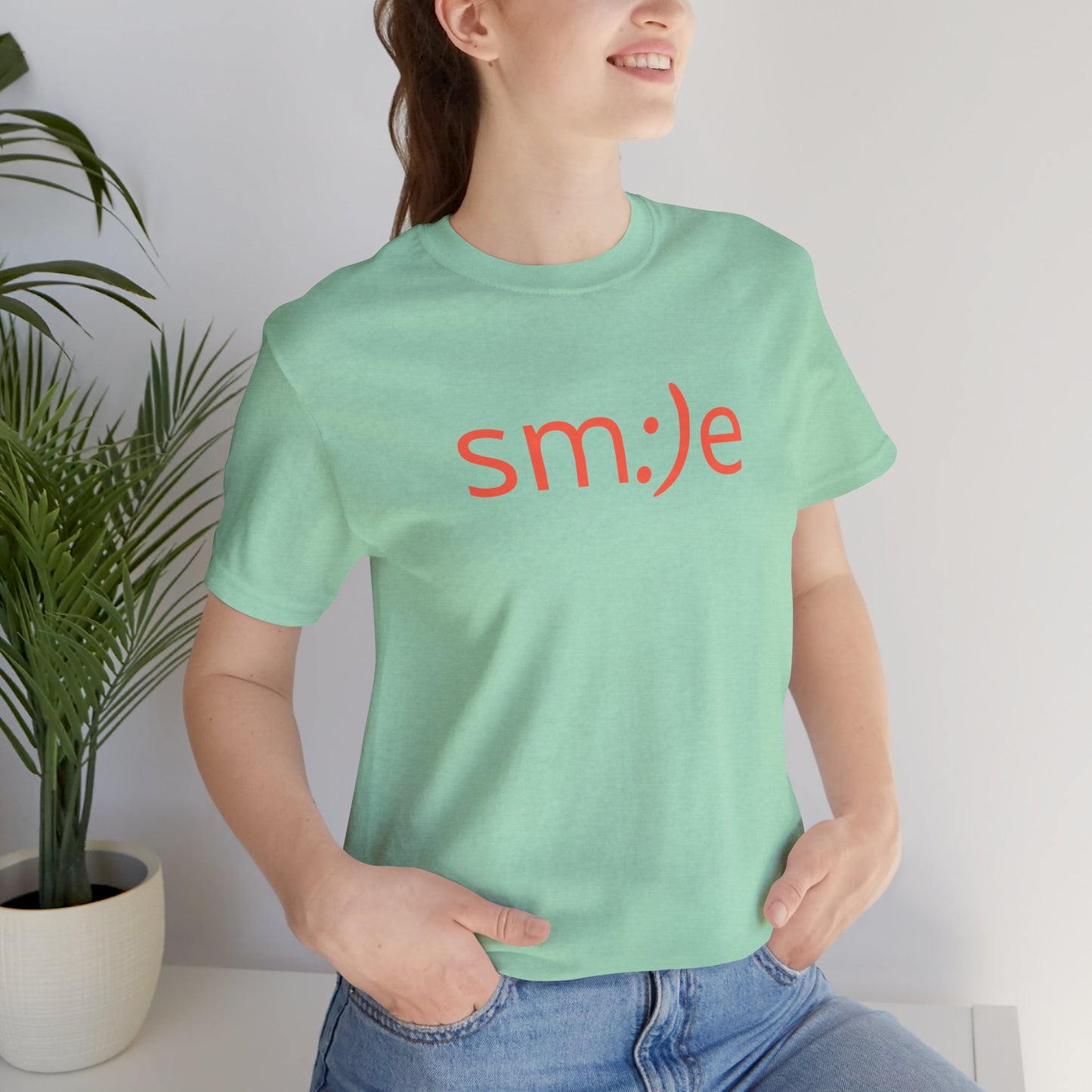 sm:)e Smile T-Shirt | Positive Vibes Streetwear | Unisex Summer Statement Gift
