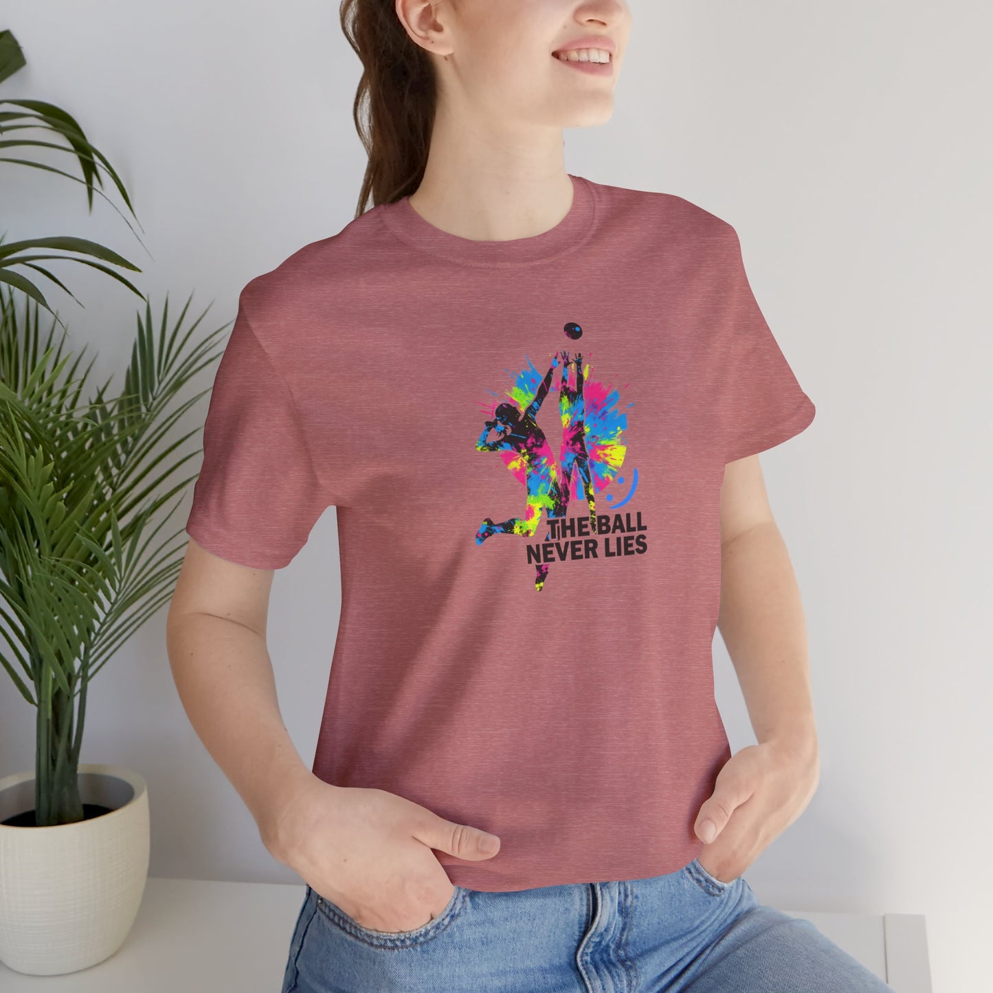 The Ball Never Lies - Volleyball Streetwear Tee | Unisex Statement Shirt