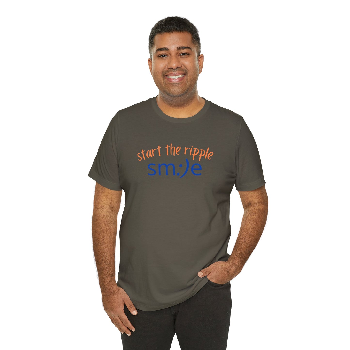 sm:)e Start the Ripple T-Shirt | Inspirational Statement Tee | Unisex Streetwear